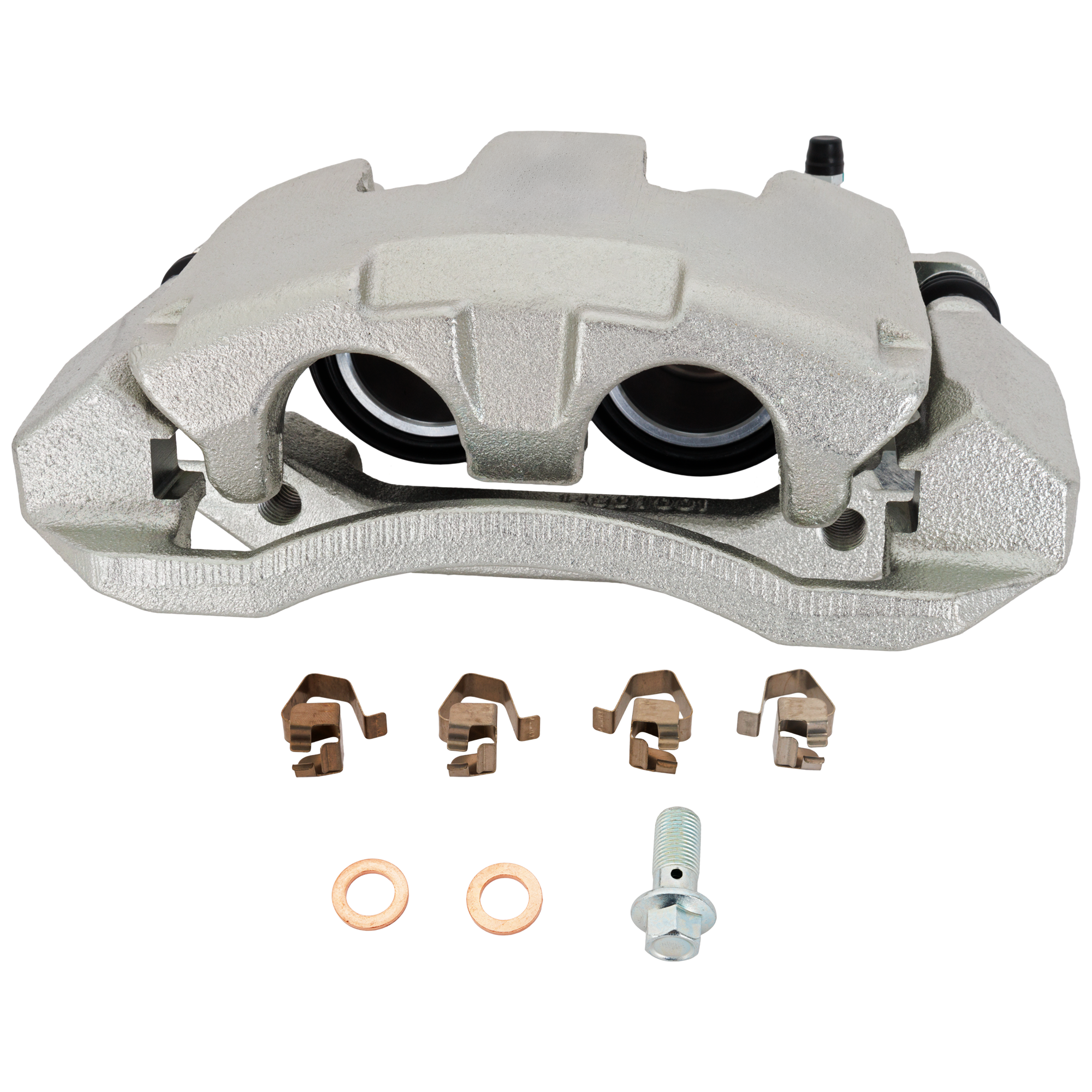 AM DAKOTA 05-08 RAIDER 06-09 FRONT BRAKE CALIPER RH New Natural w Brackets SKU JD27150003