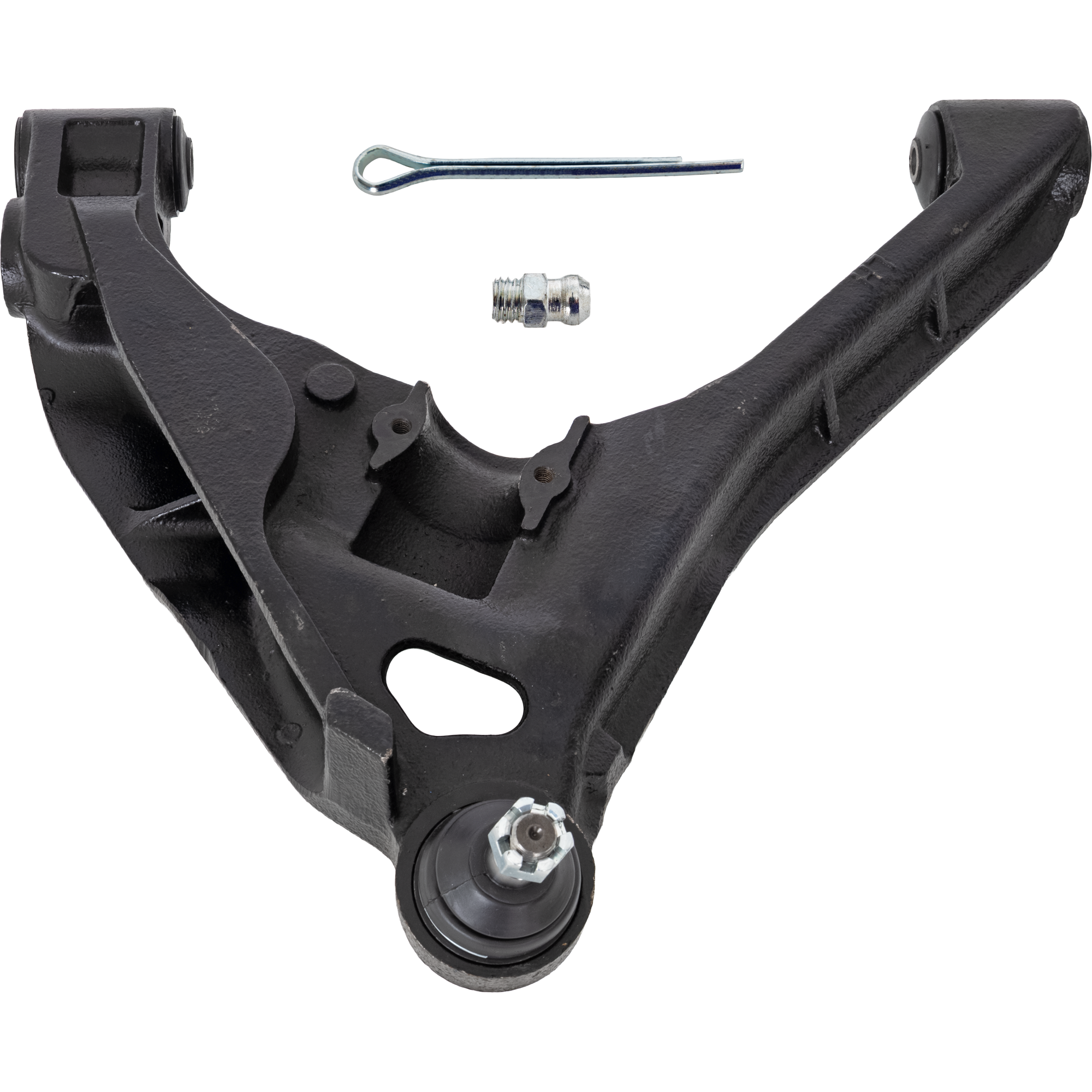 AM DAKOTA 00-04 FRONT CONTROL ARM LH Lower w Ball Joint and Bushing Four Wheel Drive SKU JD281522 OEM 52106397AA