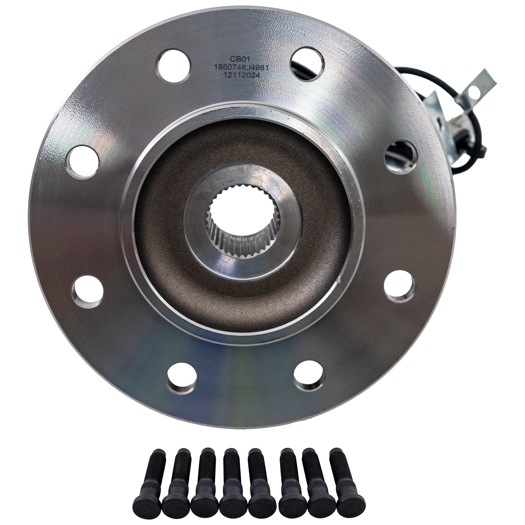 AM RAM 3500 PICKUP 98-99 FRONT HUB ASSEMBLY LH 8 Studs 4WD 4 Wheel ABS Dual Rear Wheels SKU JD283717 OEM 715068-7200353-40267013-050735