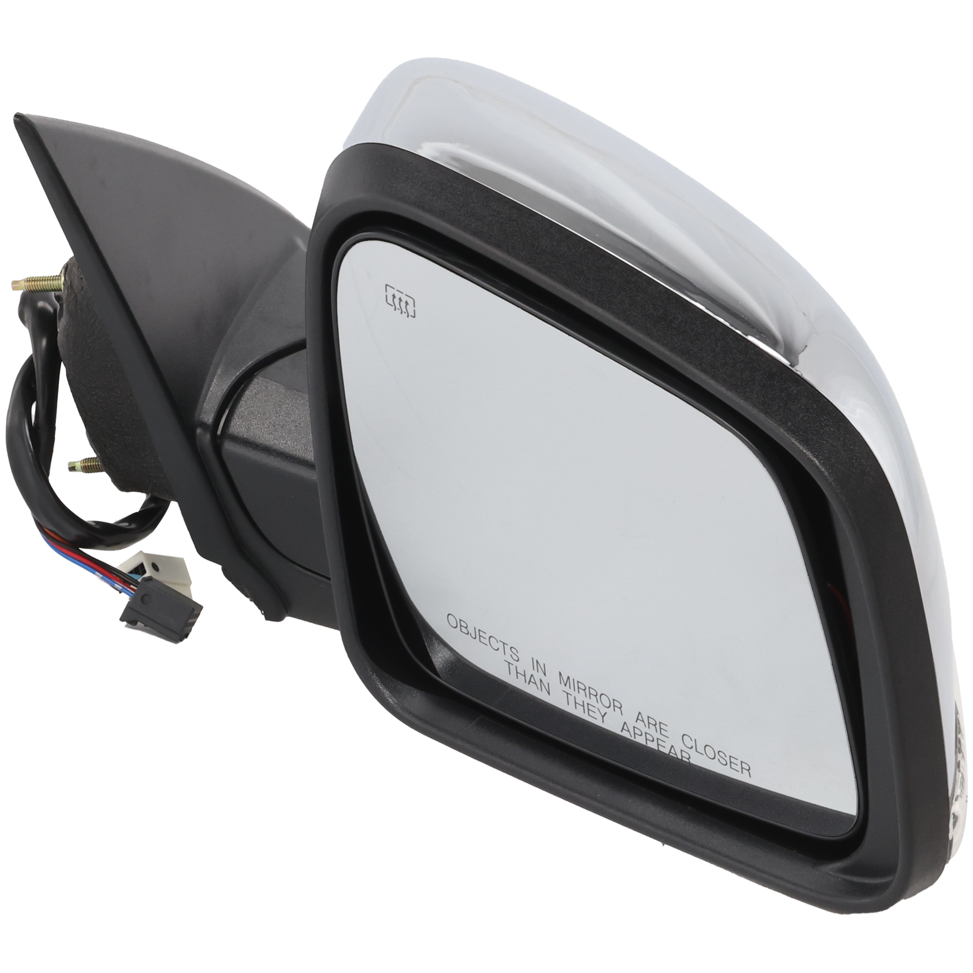 AM DURANGO 11-22 MIRROR RH Power Manual Folding Heated Chrome w Memory and Signal Light No Auto dimming and BSD SKU JDG06CR S Partslink CH1321377 OEM 68237572AF