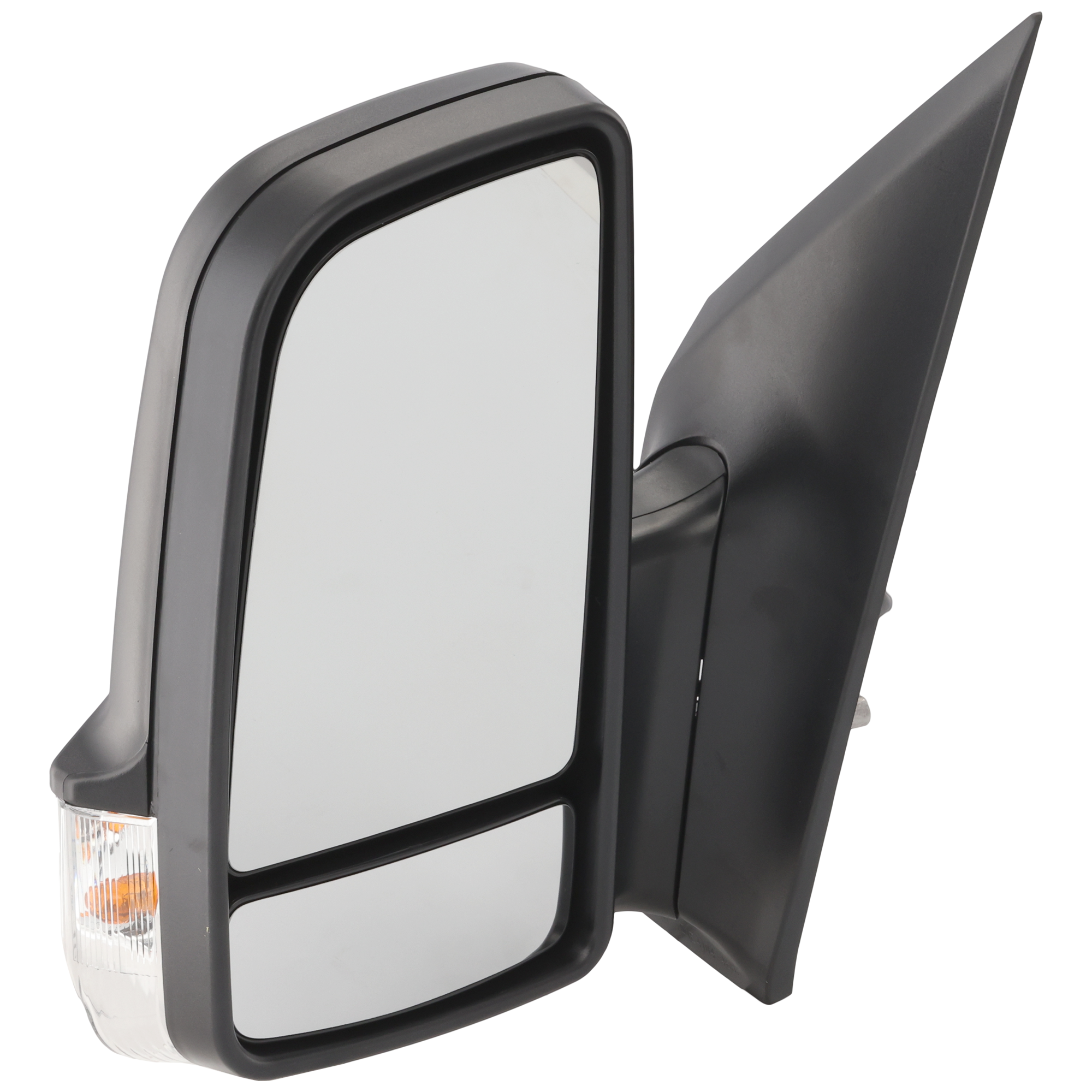 AM SPRINTER 07-17 MIRROR LH Non Towing Manual Adjust Manual Folding Non Heated Textured w Signal Light SKU JDG113L S Partslink CH1320381 OEM 68009989AA