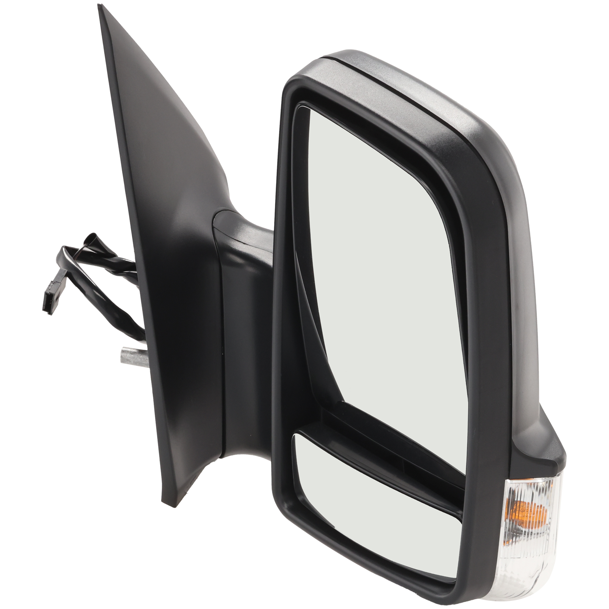 AM SPRINTER 07-17 MIRROR RH Non Towing Manual Adjust Manual Folding Non Heated Textured w Signal Light SKU JDG113R S Partslink CH1321381 OEM 68009988AA