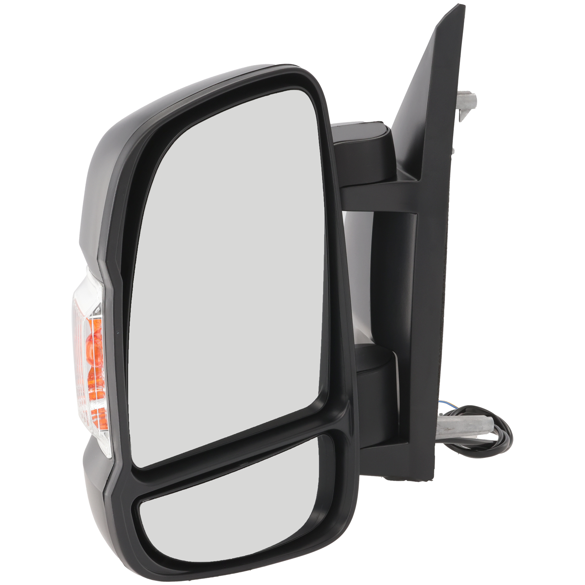 AM PROMASTER VAN 14-21 MIRROR LH Non Towing Manual Adjust Manual Folding Non Heated w Signal Light Textured w o Temp Sensor SKU JDG118L S Partslink CH1320376 OEM 5VE99JXWAF 5VE99JXWAE