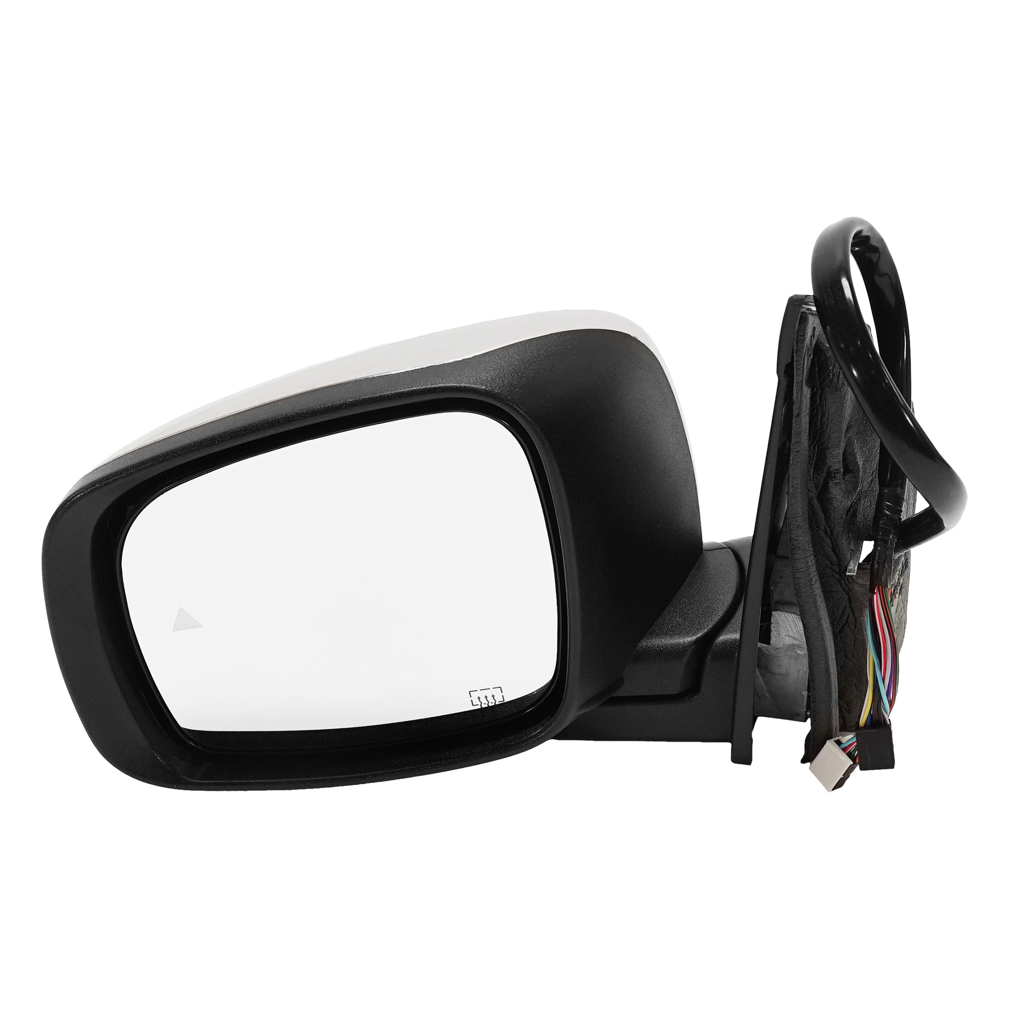 AM GRAND CARAVAN TOWN COUNTRY 13-16 MIRROR LH Power Power Folding Heated Chrome w BSD Memory and Signal Light SKU JDG144CL S Partslink CH1320481 OEM 68164727AI