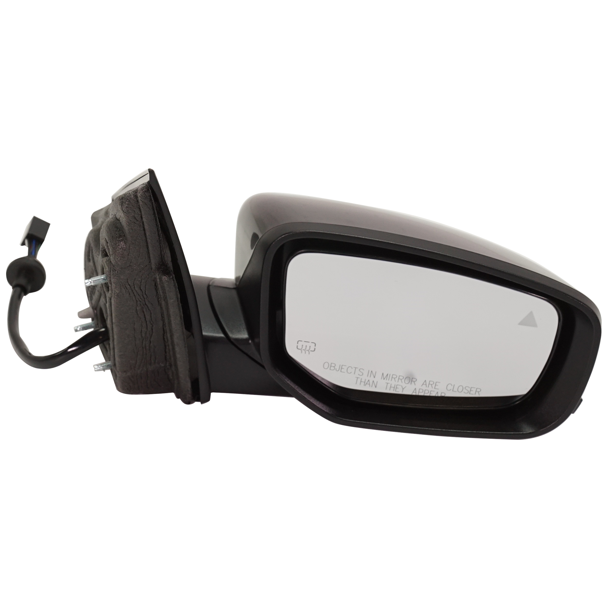 AM DART 13-15 MIRROR RH Power Manual Folding Heated Paintable w BSD Puddle Light and Signal Light SKU JDG146ER S Partslink CH1321469 OEM 1TA141BUAI