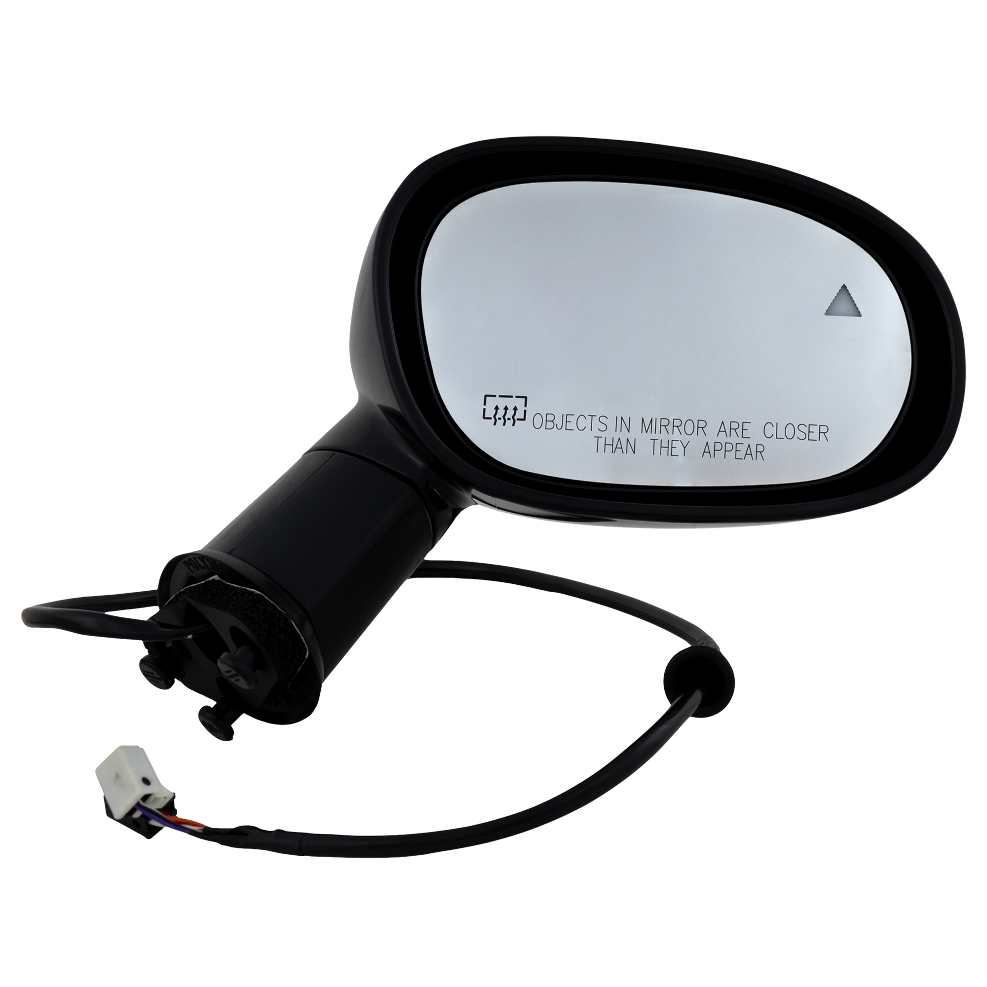 AM CHALLENGER 15-19 MIRROR RH Power Manual Folding Heated Paintable w BSD in Glass SKU JDG148ER S Partslink CH1321483 OEM 5LD66DX8AD
