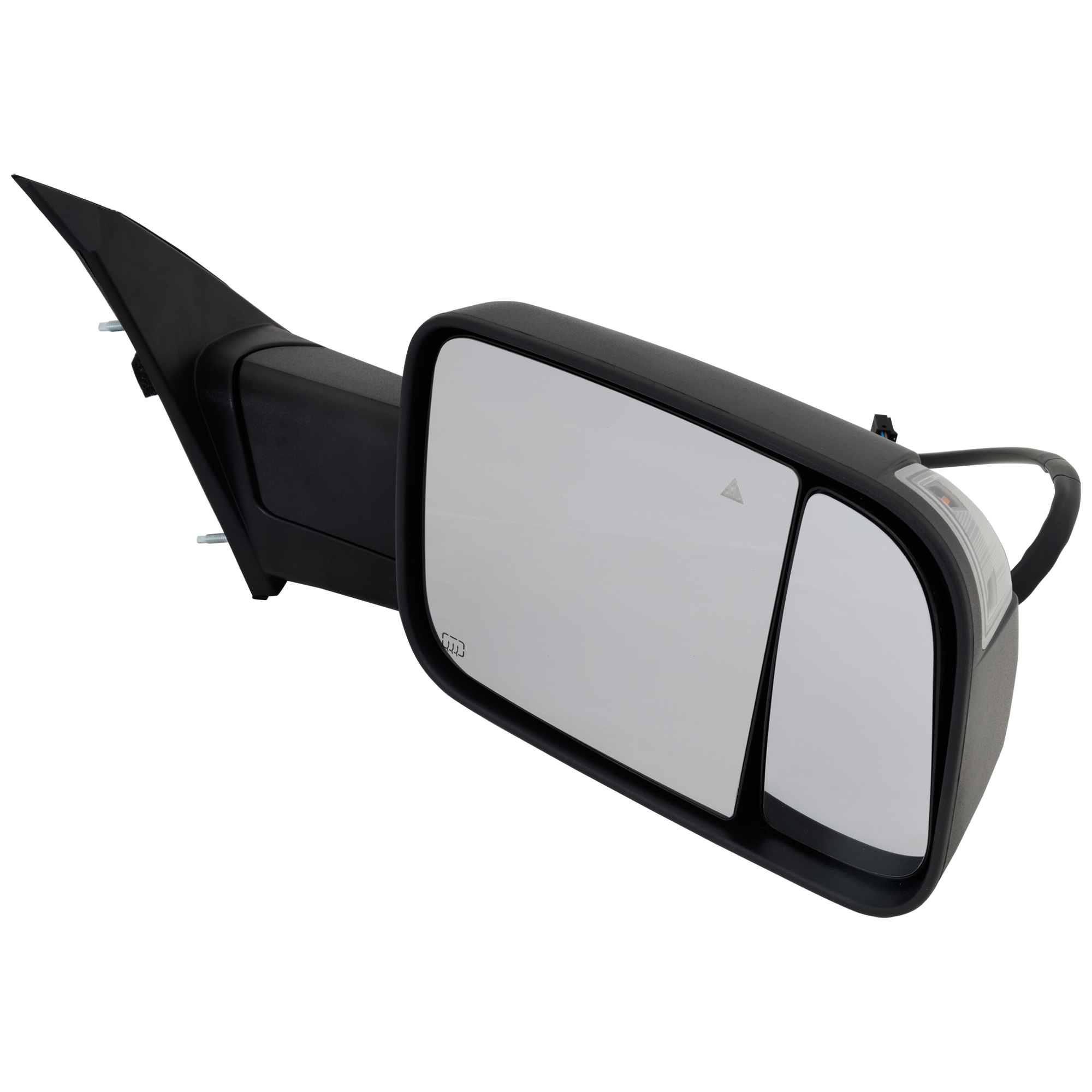AM RAM 1500 P U 19-21 TOWING MIRROR RH Power Manual Folding Heated Textured w BSD Puddle Light and Signal Light No Auto dimming Camera Hole and Memory SKU JDG187ER S Partslink CH1321461 OEM 68470824AA PFM