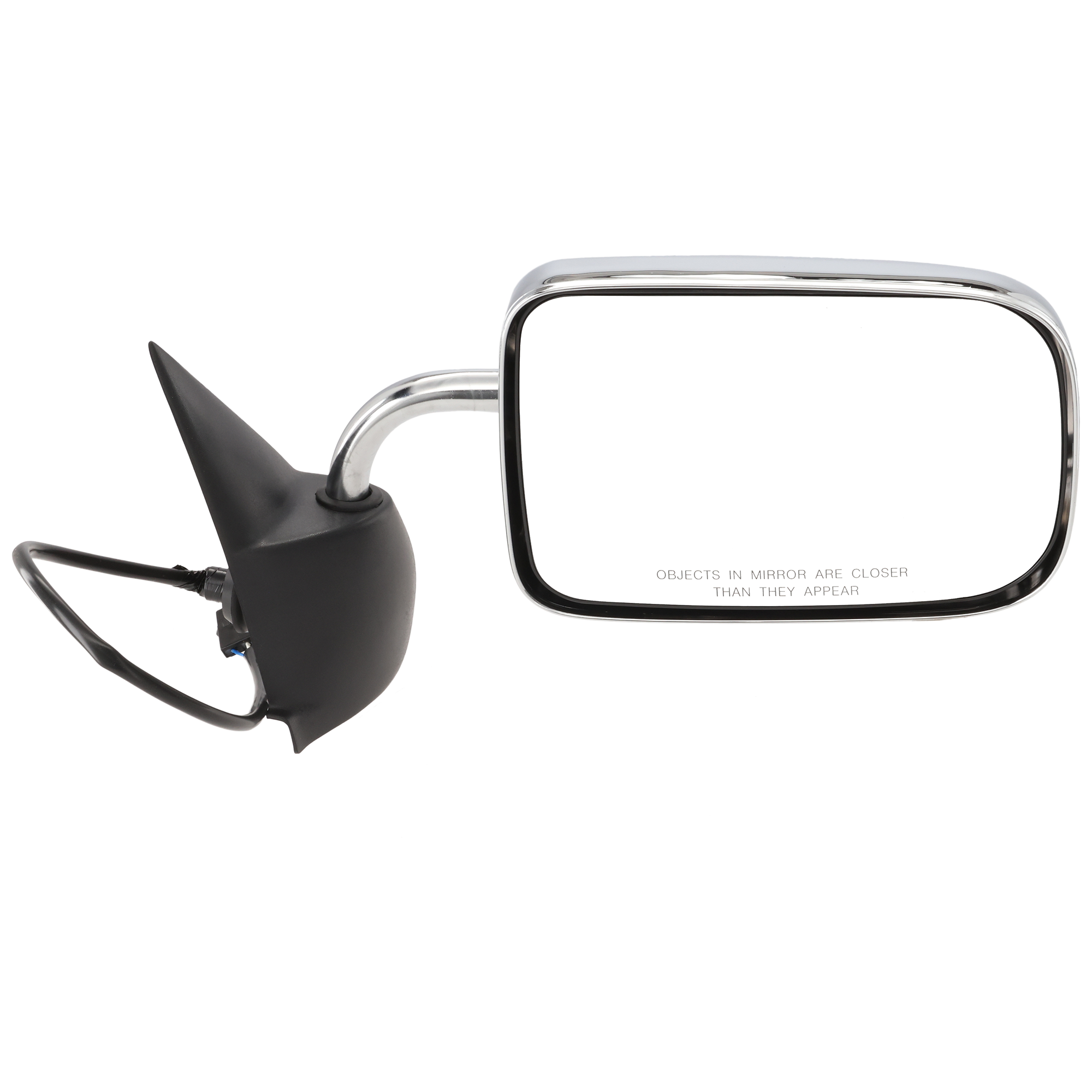 AM RAM FULL SIZE P U 94-97 MIRROR RH Non Towing Power Manual Folding Non Heated Chrome w Convex Glass SKU JDG30ER Partslink CH1321132 OEM 55076612