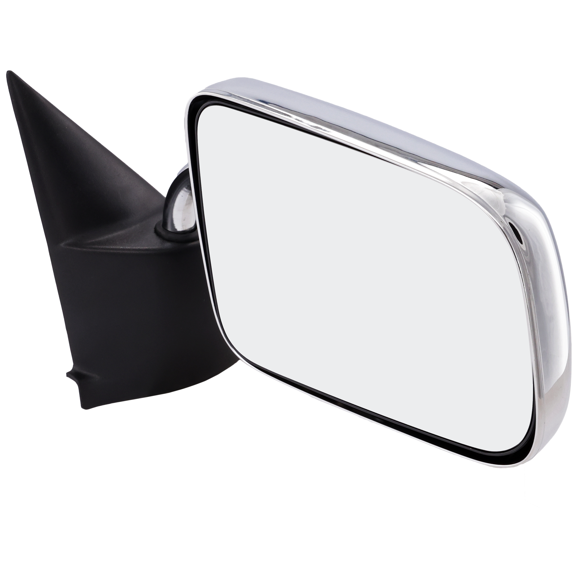 AM RAM FULL SIZE P U 94-97 MIRROR RH Non Towing Power Manual Folding Non Heated Chrome w Flat Glass SKU JDG32ER Partslink CH1321178 OEM 55076519