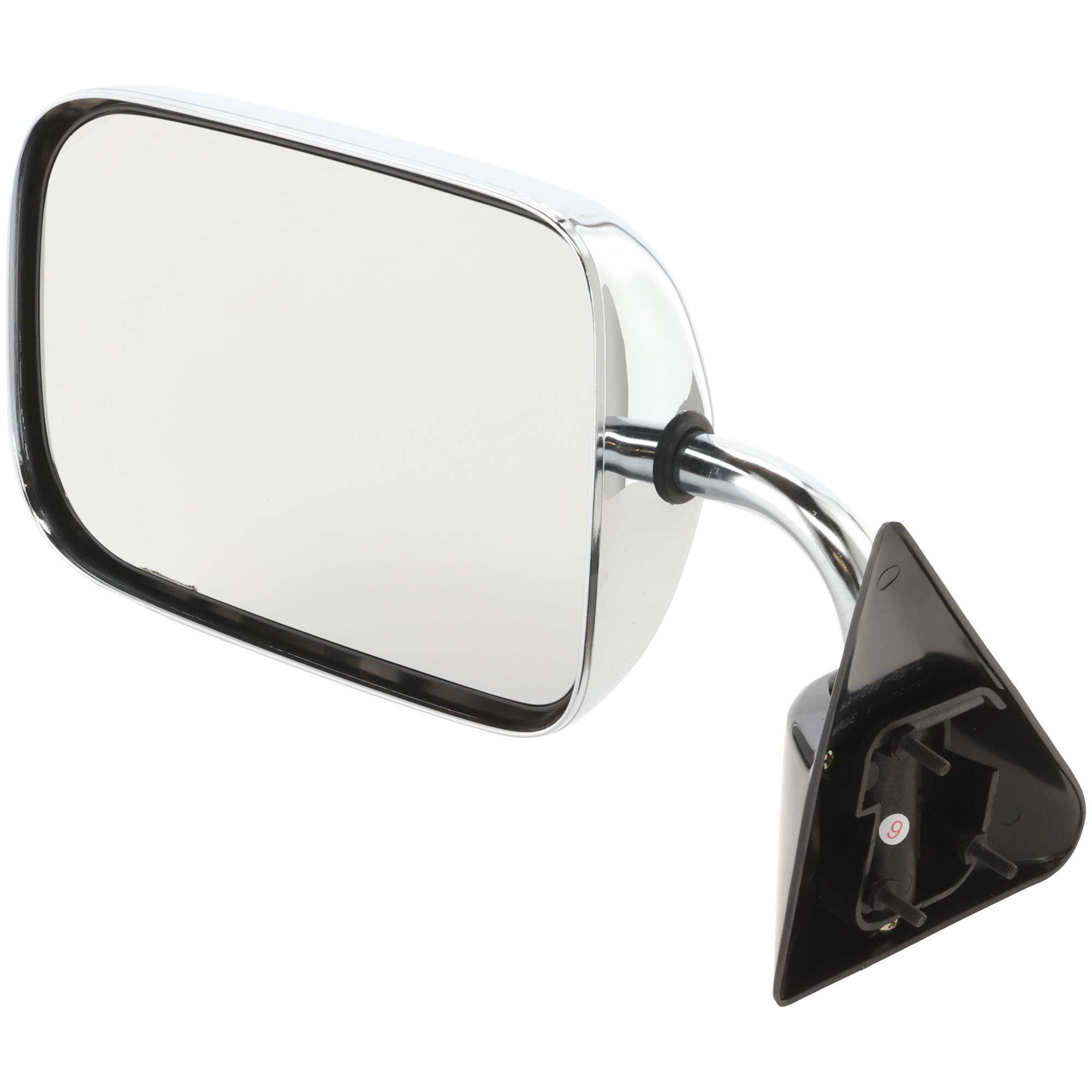 AM DAKOTA 87-96 MIRROR LH Manual Adjust Manual Folding Non Heated Chrome 6 x 9 in. SKU JDG32L Partslink CH1320166 CH1320165 OEM 55074997-82400849
