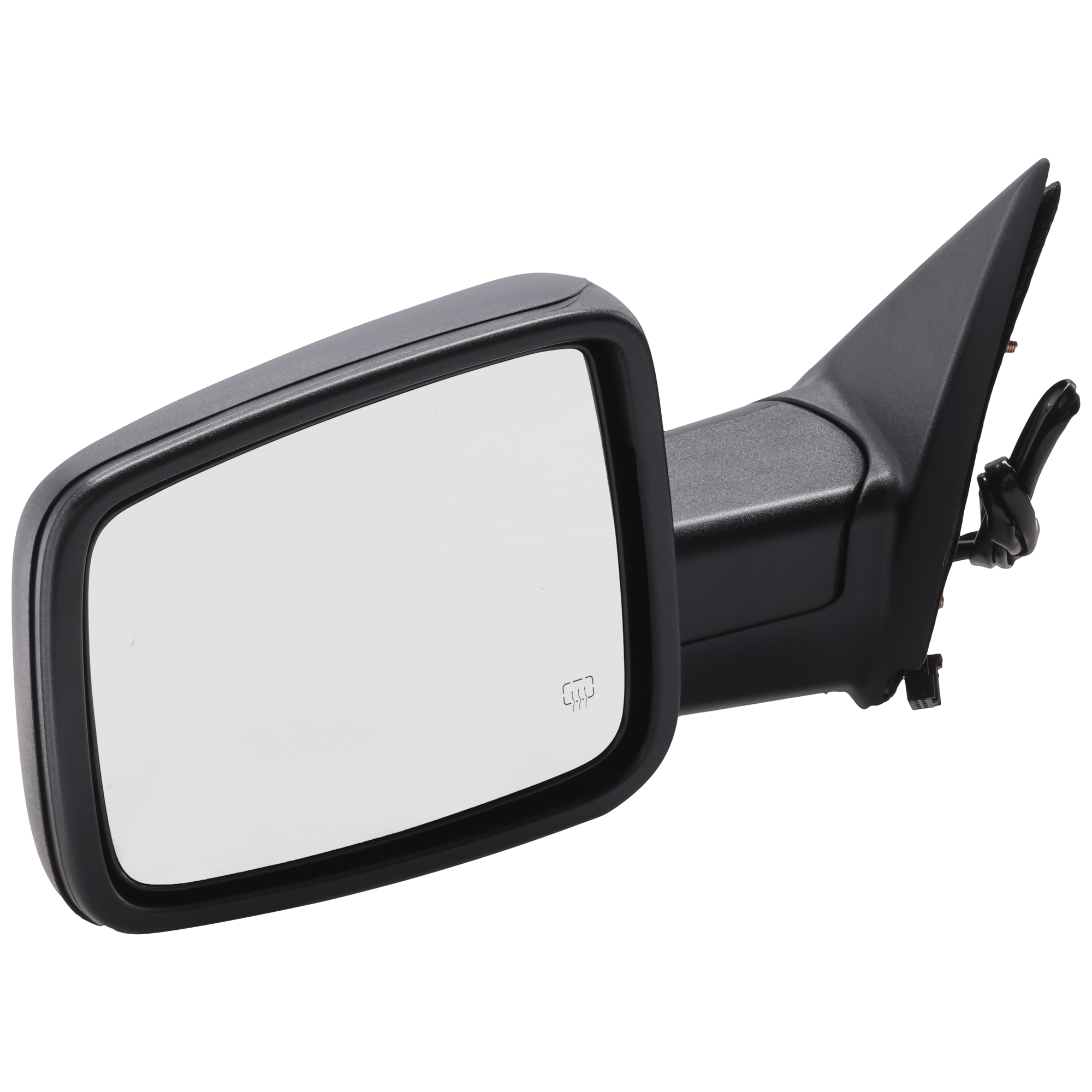 AM RAM 1500 P U 09-13 RAM 2500 P U 10-12 MIRROR LH Non Towing Power Manual Folding Heated Textured No Memory Puddle Light and Signal Light SKU JDG61EL Partslink CH1320303 OEM 55372067AI 55372067AH