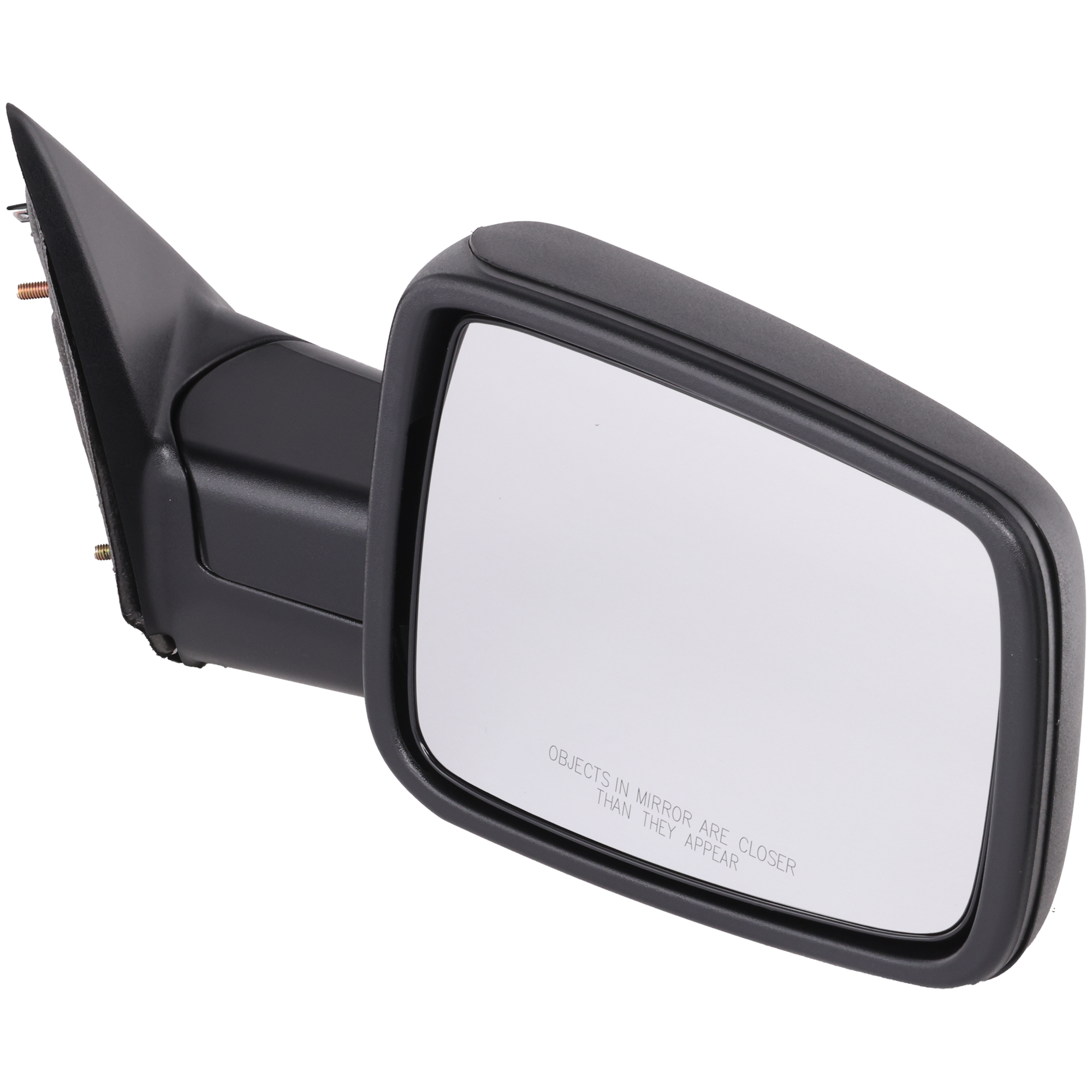AM RAM 1500-2500 P U 09-12 MIRROR RH Non Towing Manual Adjust Manual Folding Non Heated Textured No Memory Puddle Light and Signal Light SKU JDG61R Partslink CH1321308 OEM 55372068AI 55372068AF