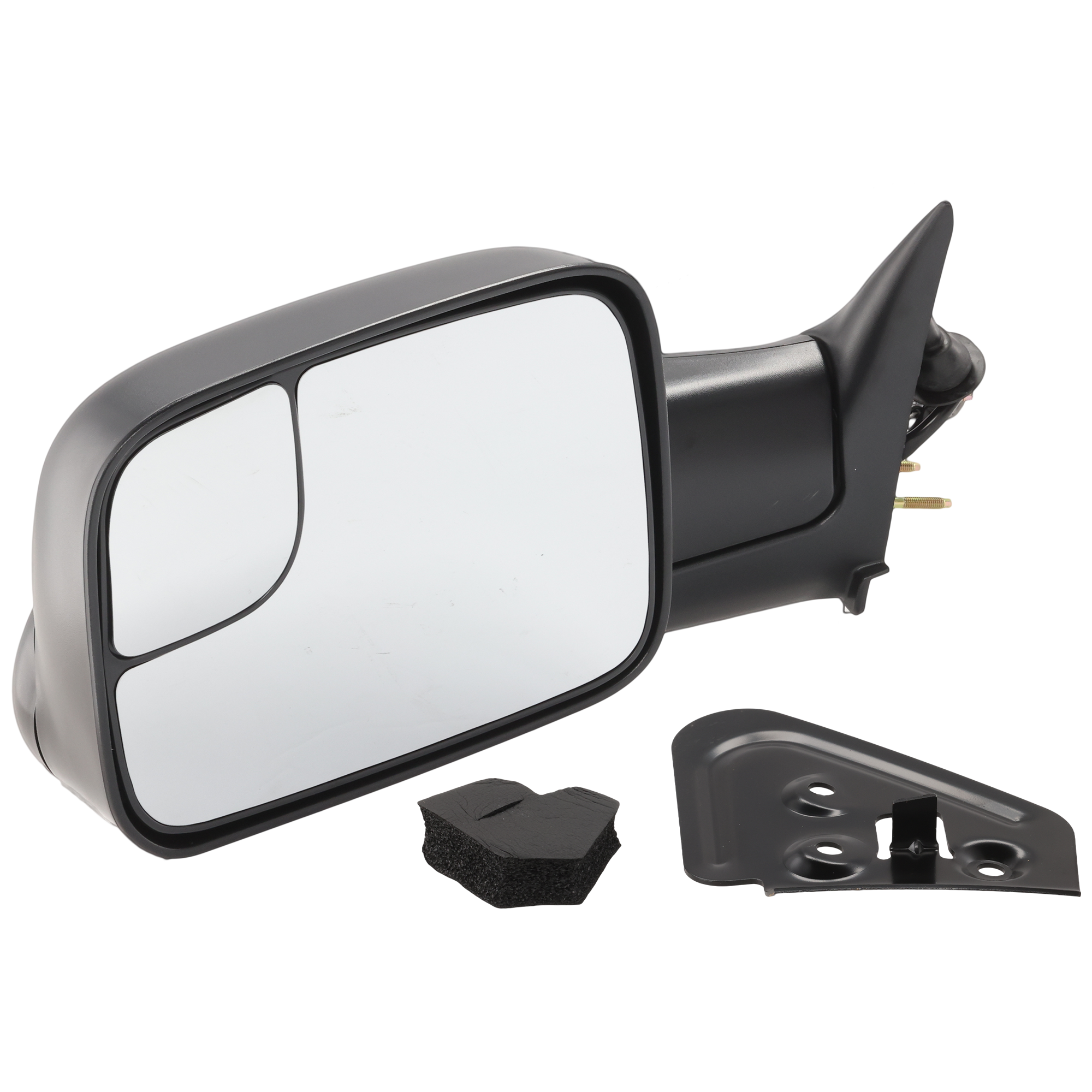 AM RAM FULL SIZE P U 94-97 TOWING MIRROR LH Power Manual Folding Non Heated Textured SKU JDG66EL