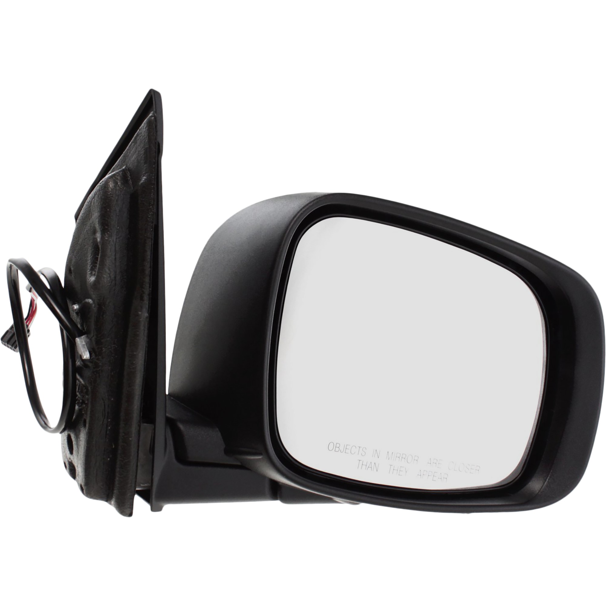AM GRAND CARAVAN 08-20 TOWN COUNTRY 08-16 MIRROR RH Power Manual Folding Heated Textured w o One Touch Feature SKU JDG67ER Partslink CH1321291 OEM 5113366AF 5113258AM