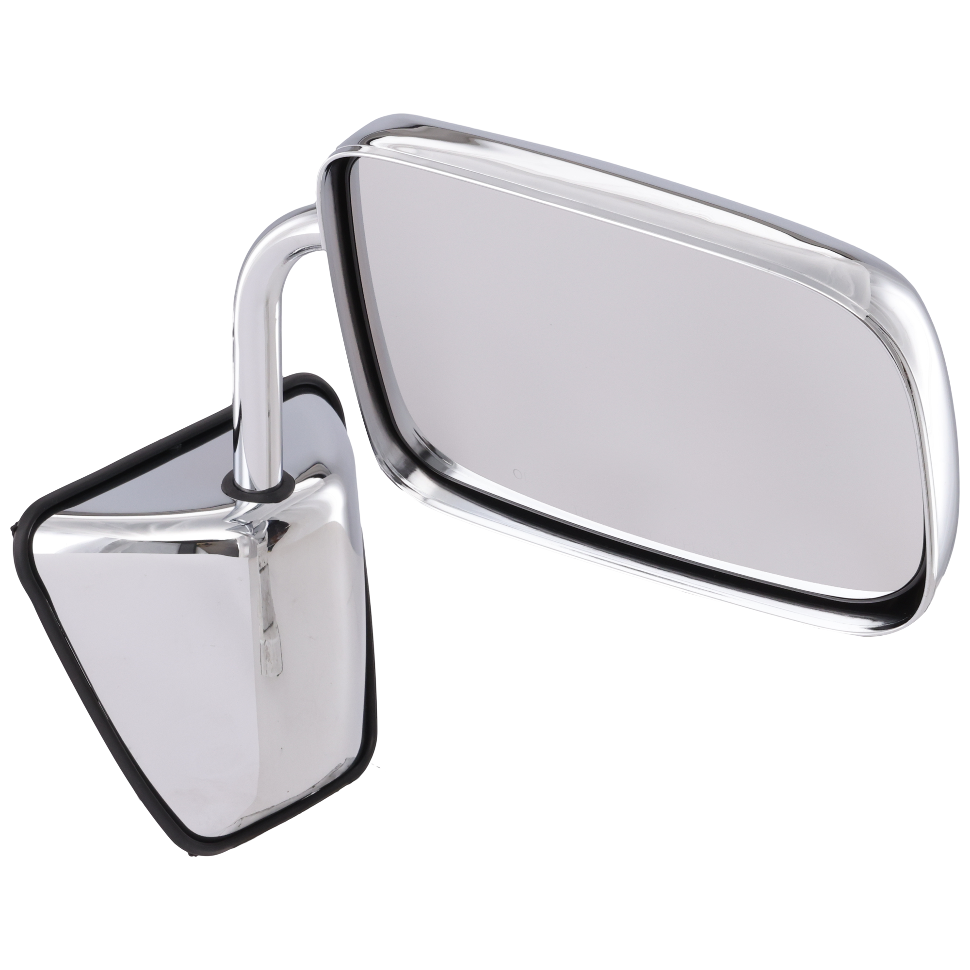 AM DODGE FULL SIZE P U 88-93 MIRROR RH Non Towing Manual Adjust Manual Folding Non Heated Chrome 6 x 9 in. SKU JDG68R Partslink CH1321272 OEM 55074998