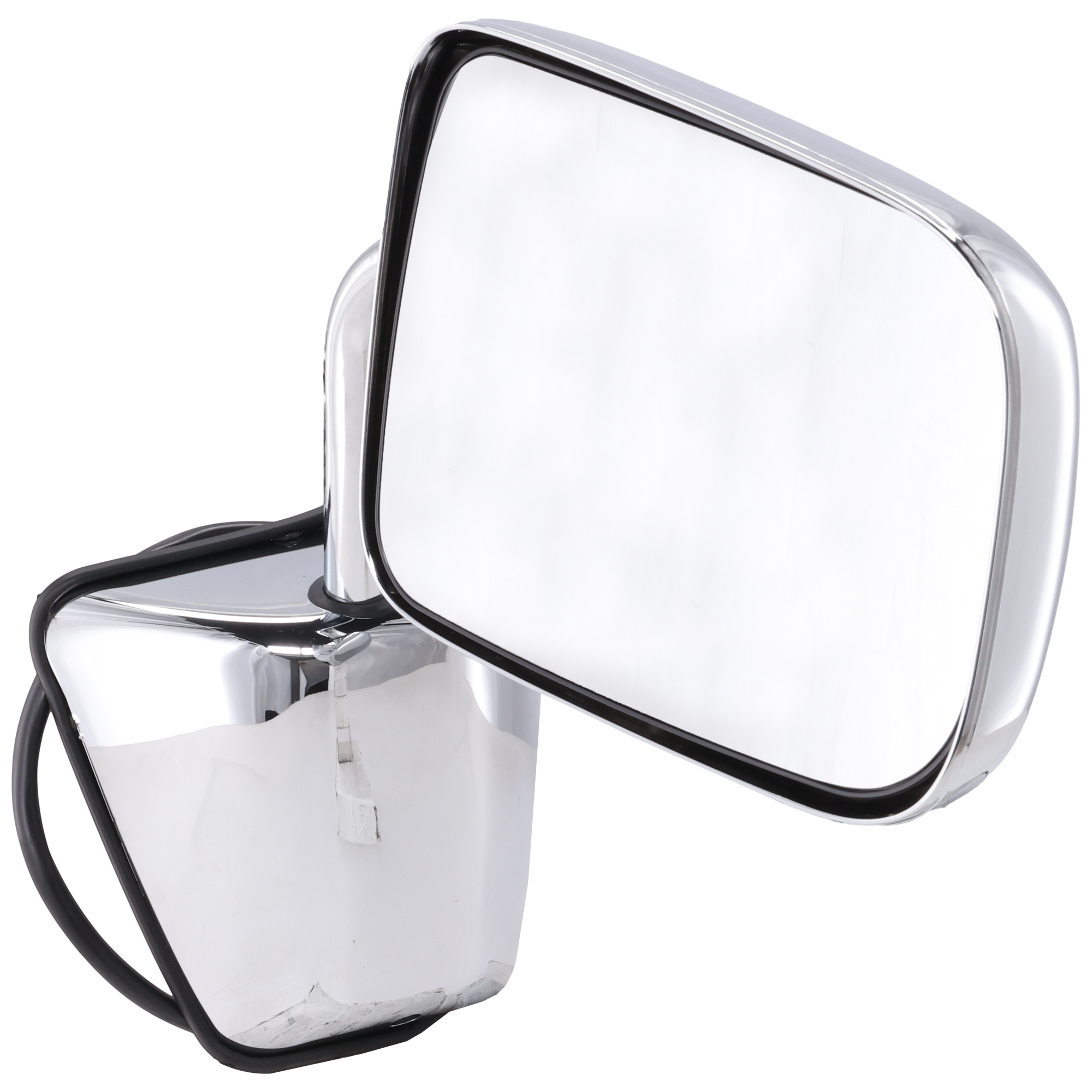 AM DODGE FULL SIZE P U 88-93 MIRROR RH Non Towing Power Manual Folding Non Heated Chrome 6 x 9 in. SKU JDG69ER Partslink CH1321273 OEM 55154668