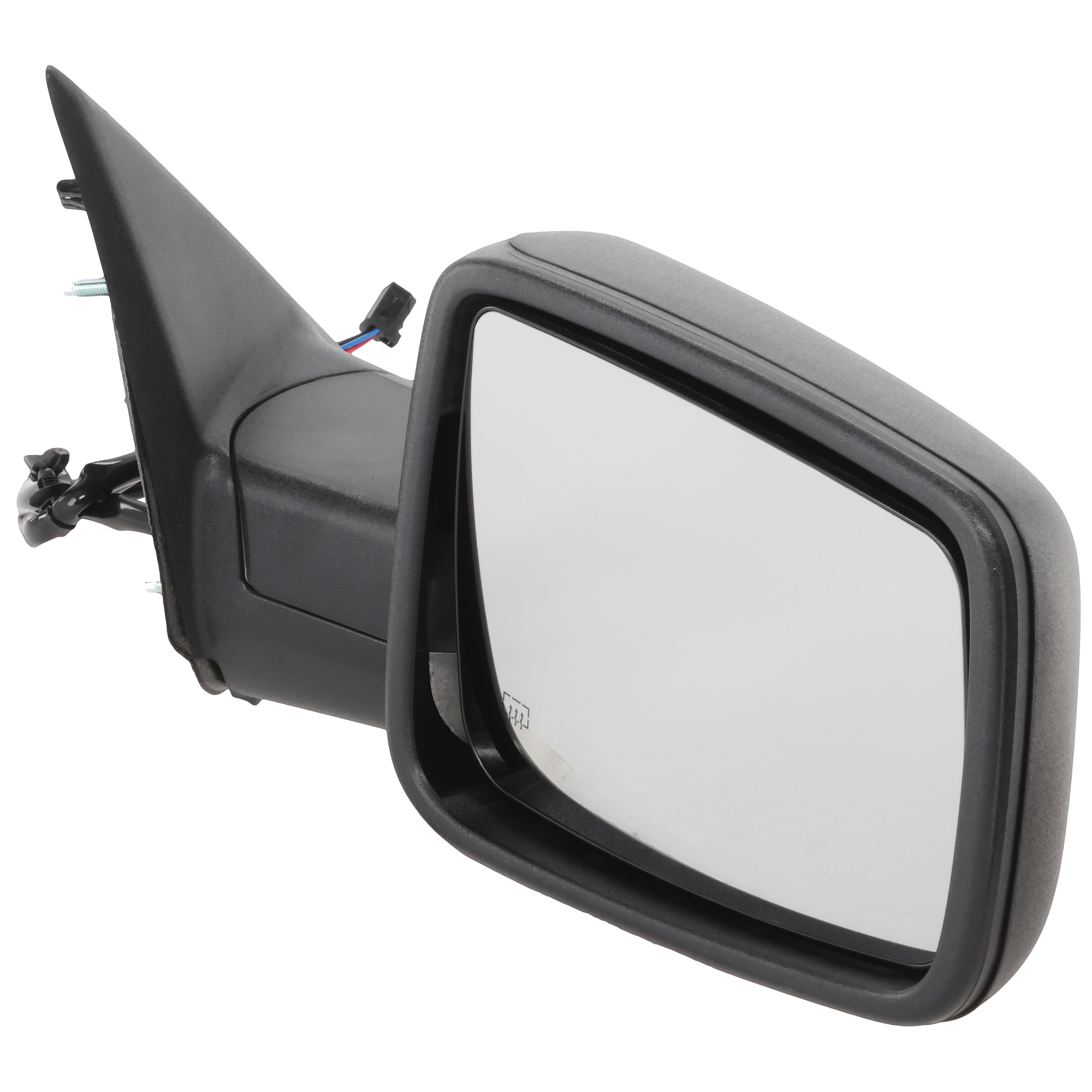 AM RAM 1500-2500 PICKUP 13-18 MIRROR RH Non Towing Power Manual Folding Heated Textured No Memory Puddle Light and Temp Sensor Includes 19-22-1500 Classic SKU JDG84ER Partslink CH1321354 OEM 68147862AQ 68147862AO 55372066