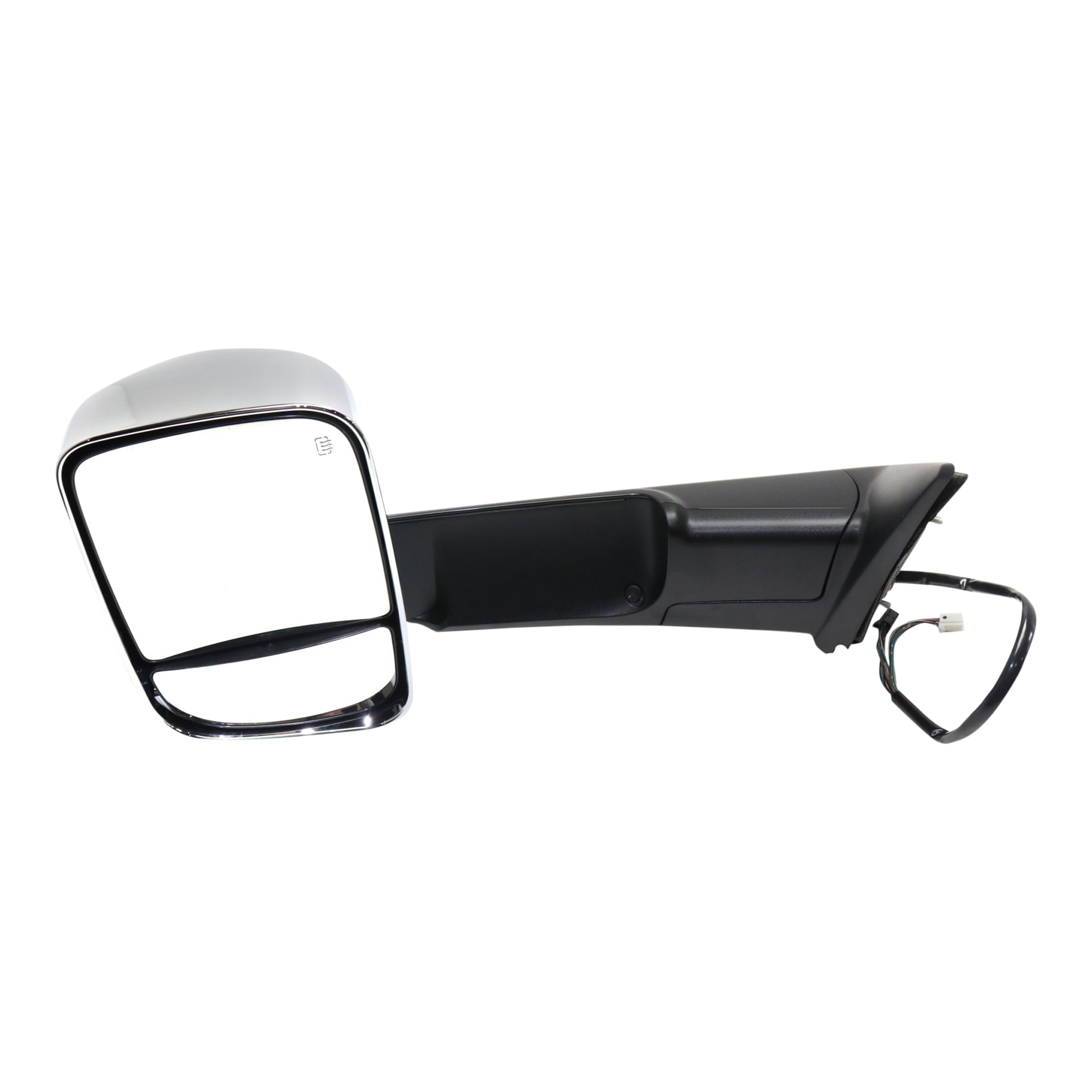 AM RAM 1500 P U 12-13 TOWING MIRROR LH Power Manual Folding Heated Chrome w Memory Puddle Light and Signal Light SKU JDG85CL S Partslink CH1320334 OEM 68143807AB