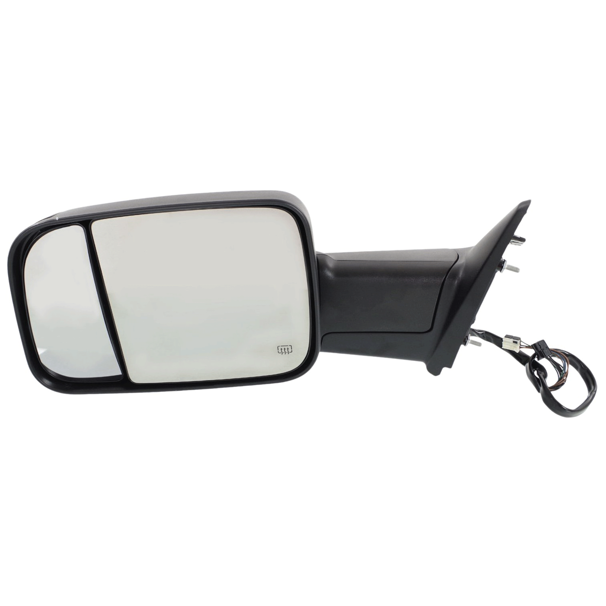 AM RAM 1500 P U 12-13 TOWING MIRROR LH Power Manual Folding Heated Textured w Puddle and Signal Lights SKU JDG95EL S Partslink CH1320333 OEM 68143805AB