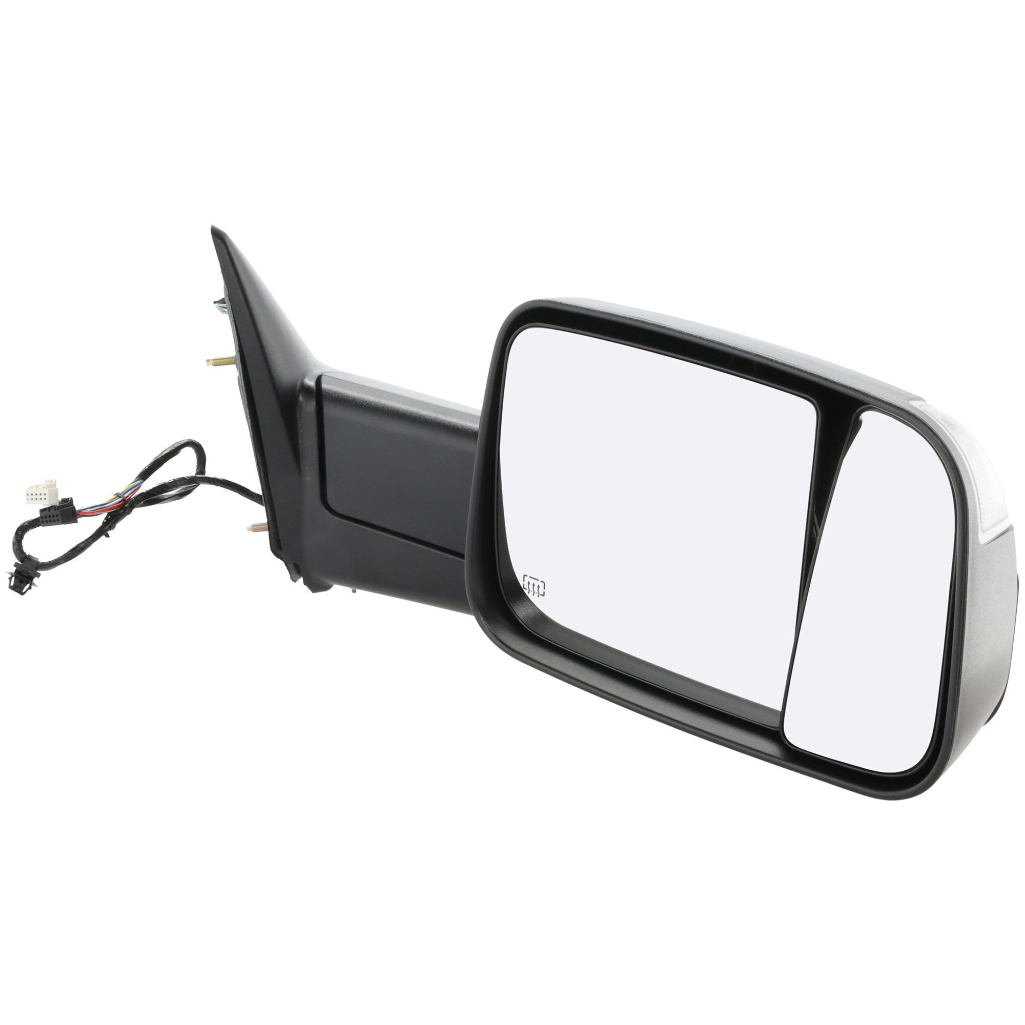 AM RAM FULL SIZE P U 12-18 MIRROR RH Towing Power Manual Folding Heated Textured w Puddle and Signal Lights No Memory Includes 19-22-1500 Classic SKU JDG96ER S Partslink CH1321350 OEM 68412786AB 68285864AB