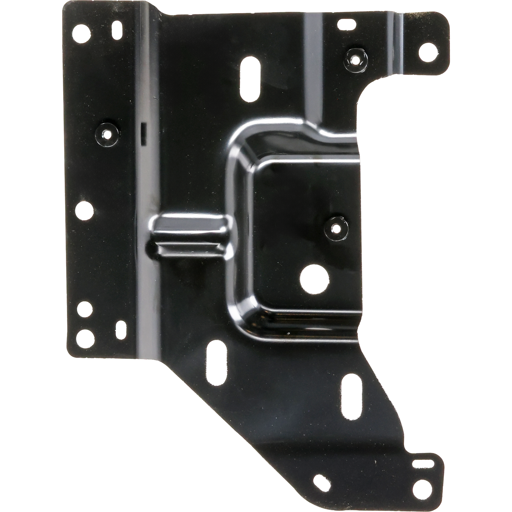 AM F 150-21-23 FRONT BUMPER BRACKET LH Mounting Plate Steel Raptor Model SKU JF01310028 Partslink FO1066215 OEM ML3Z17B985B
