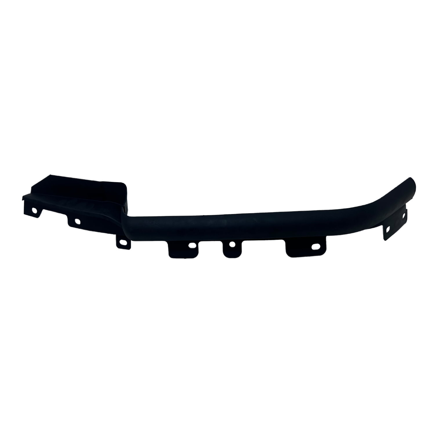 AM F SERIES SUPER DUTY 23-24 FRONT BUMPER MOLDING LH Outer Black All Cab Types SKU JF01590004 Partslink FO1046124 OEM PC3Z17K833D