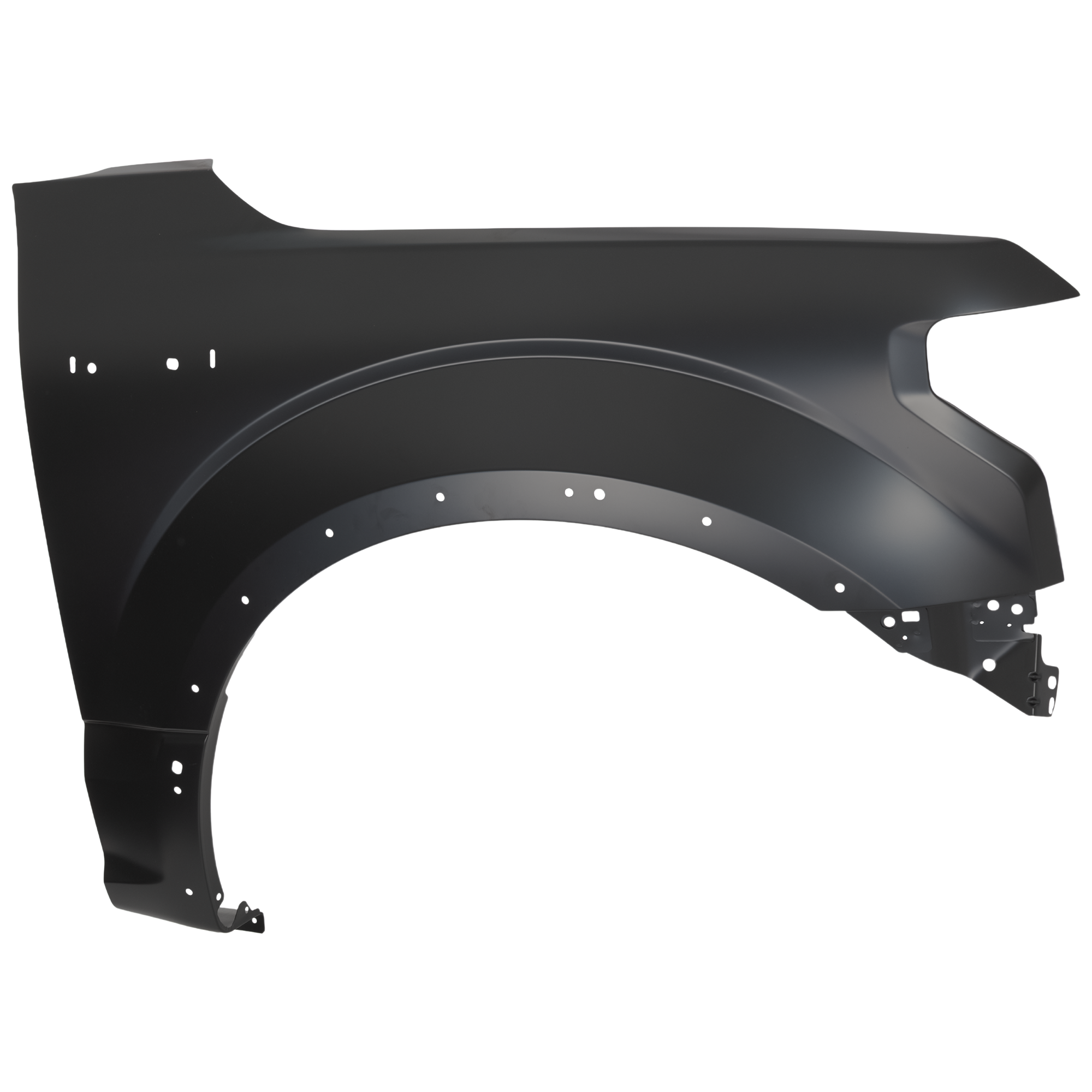 AM F 150-15-20 FRONT FENDER RH Steel Exc. Raptor Model w Fender Flare Holes w o Active Park Assist Snsr Holes SKU JF22010027 Partslink FO1241309 OEM JL3Z16005B PFM FL3Z16005B PFM
