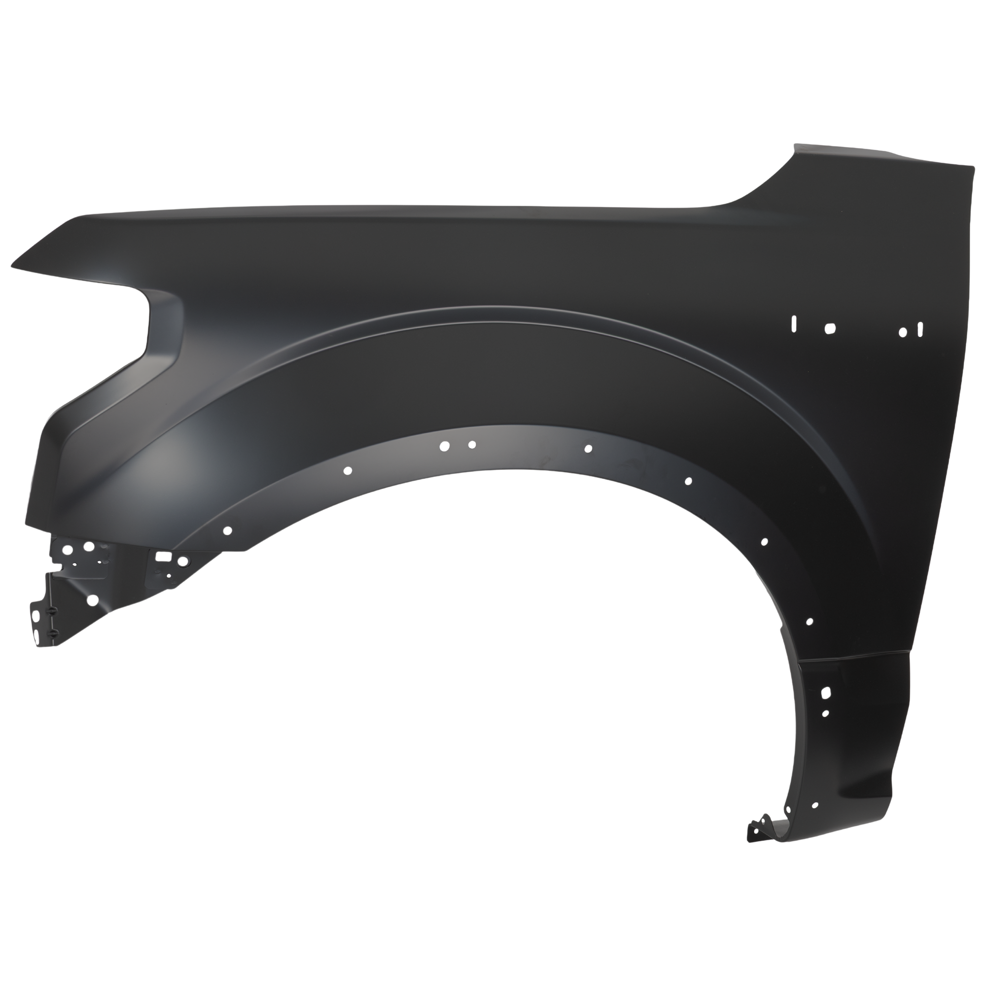 AM F 150-15-20 FRONT FENDER LH Steel Exc. Raptor Model w Fender Flare Holes w o Active Park Assist Snsr Holes SKU JF22010028 Partslink FO1240309 OEM JL3Z16006B PFM FL3Z16006B PFM