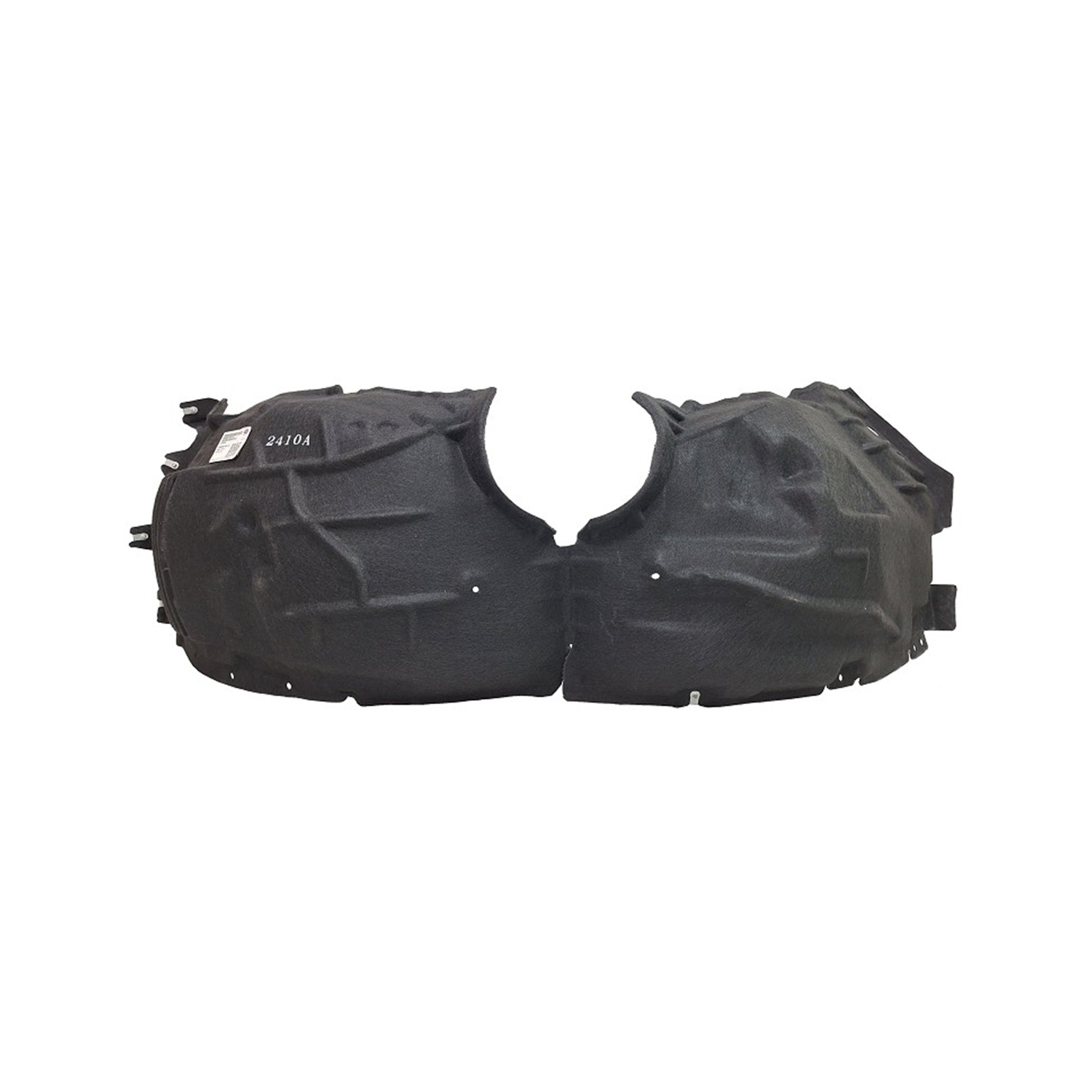 AM MUSTANG 24-24 FRONT FENDER LINER LH Polyethylene terephthalate Heat Form w o Insulation Foam w GT Performance Package GT GT Premium Models Convertible Coupe SKU JF22210002 Partslink FO1248228 OEM PR3Z16103B