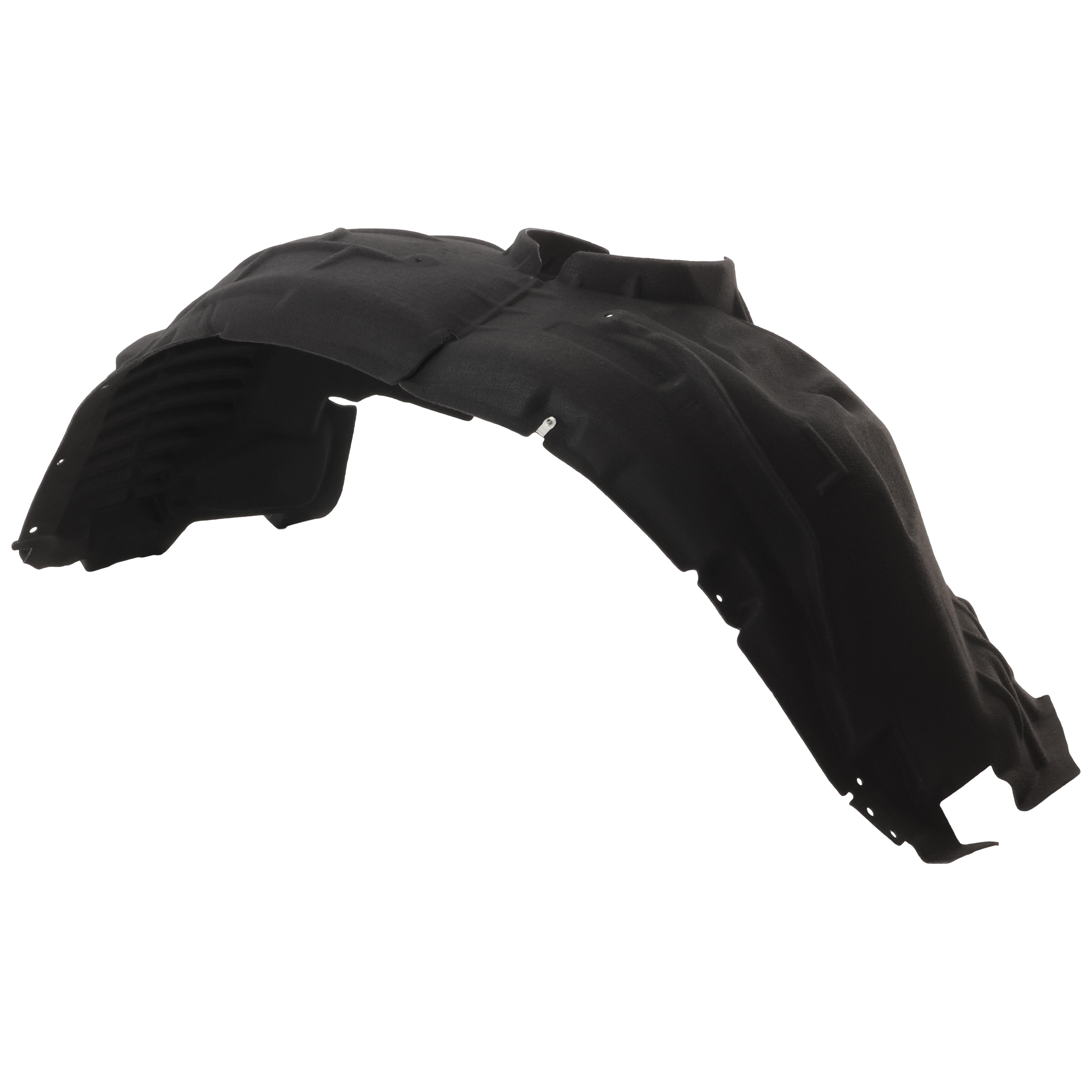 AM MUSTANG 24-24 FRONT FENDER LINER LH Polyethylene terephthalate Heat Form w o Insulation Foam w High Performance Package Ecoboost Ecoboost Premium Models Convertible Coupe SKU JF22210004 Partslink FO1248229 OEM PR3Z16103C