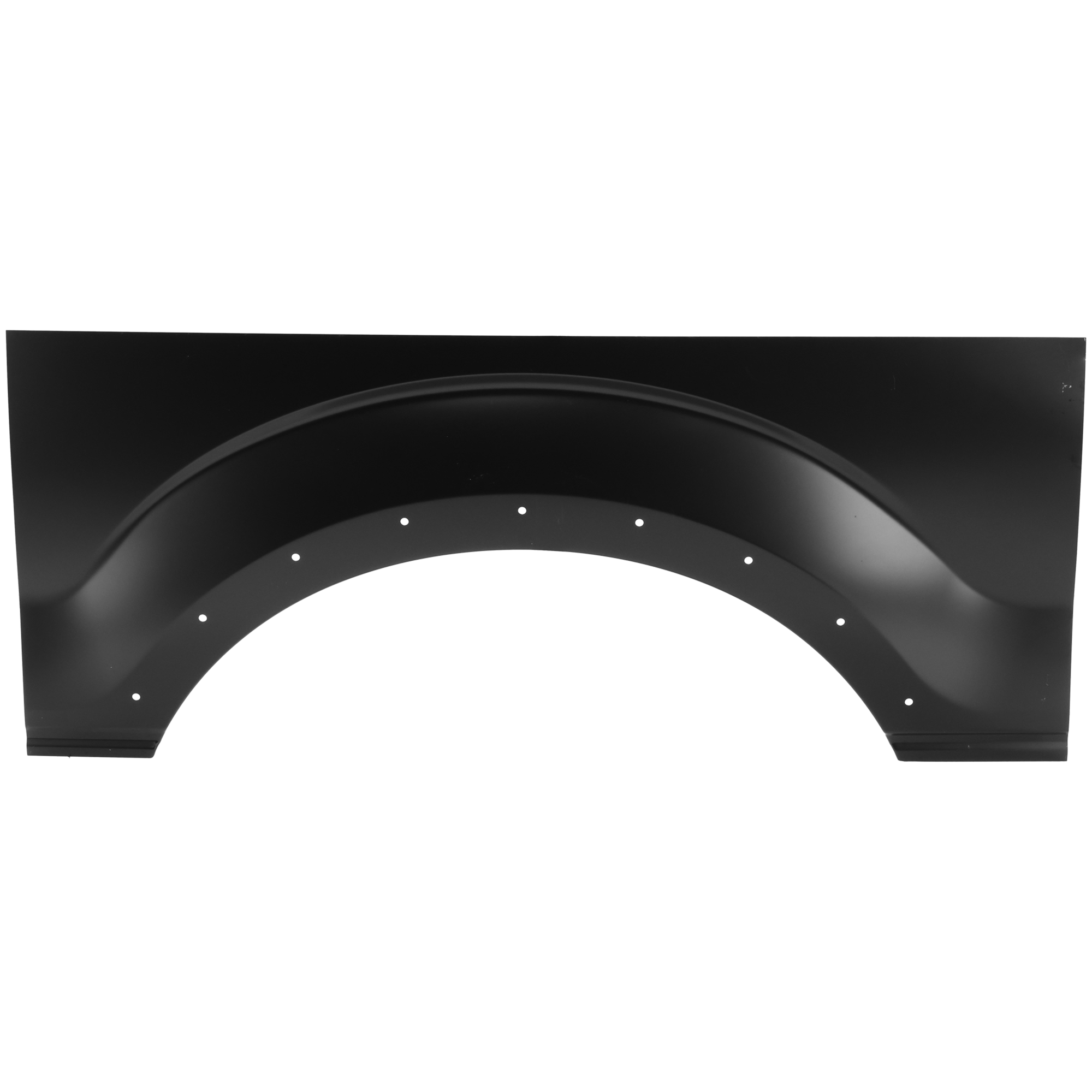 AM F 150-09-14 REAR WHEEL ARCH REPAIR PANEL RH Upper 1.2mm w Molding Holes SKU JF26290005