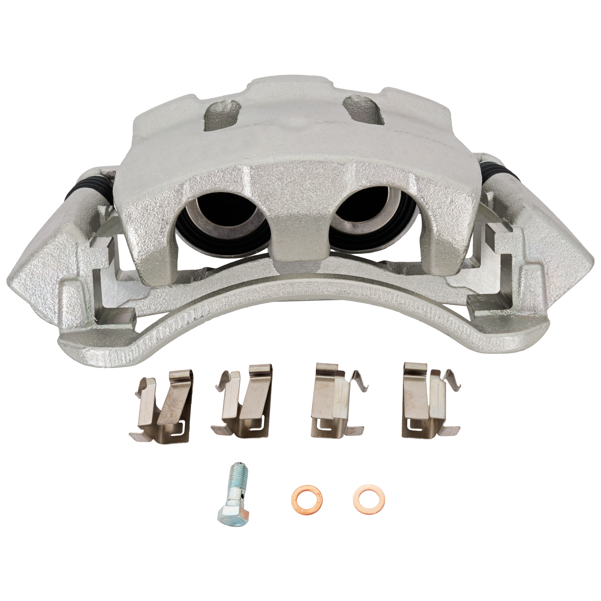 AM F 250 SUPER DUTY F 350 SUPER DUTY 99-04 FRONT BRAKE CALIPER RH New Natural w Brackets SKU JF27150009