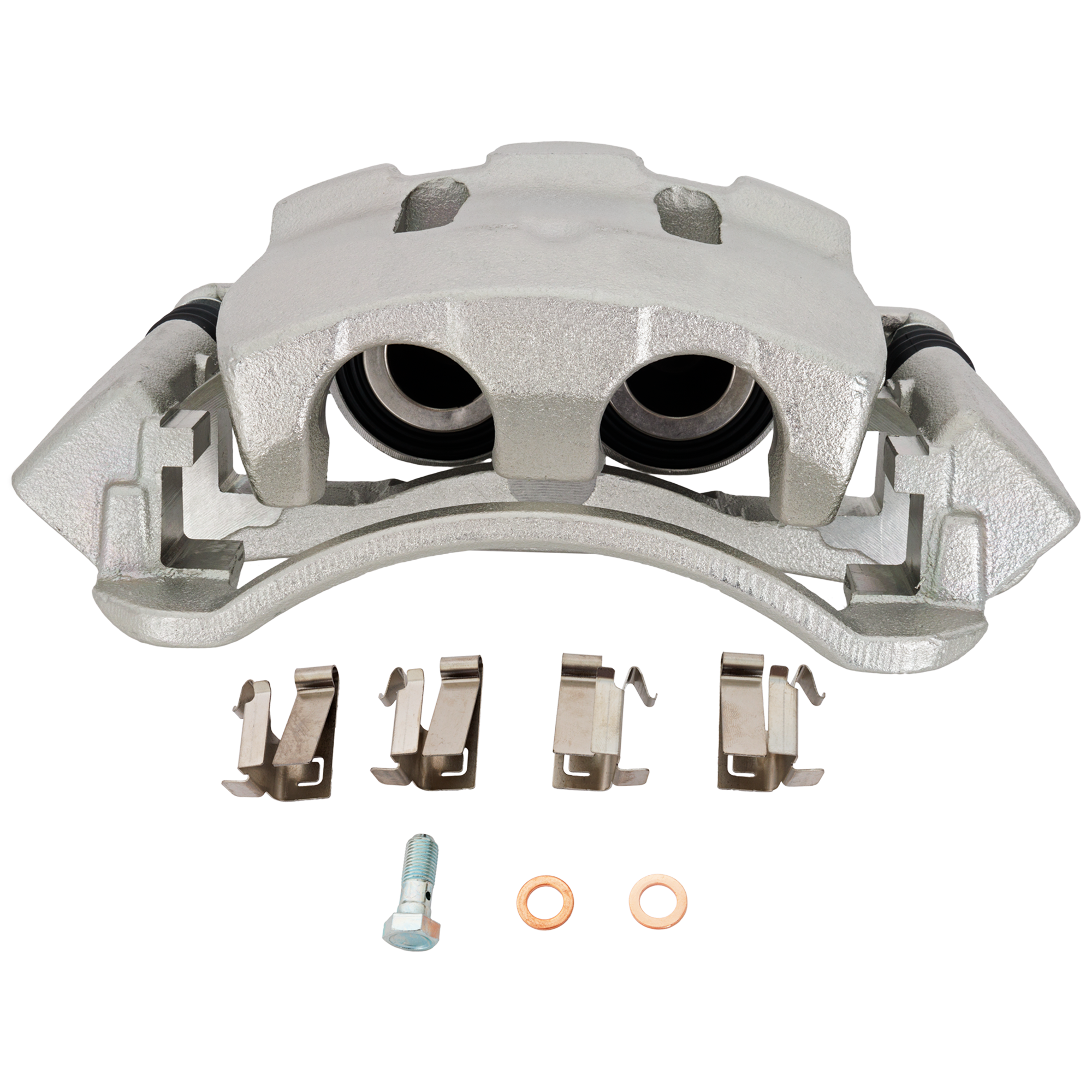 AM F 250 SUPER DUTY F 350 SUPER DUTY 99-04 FRONT BRAKE CALIPER LH New Natural w Brackets SKU JF27150010