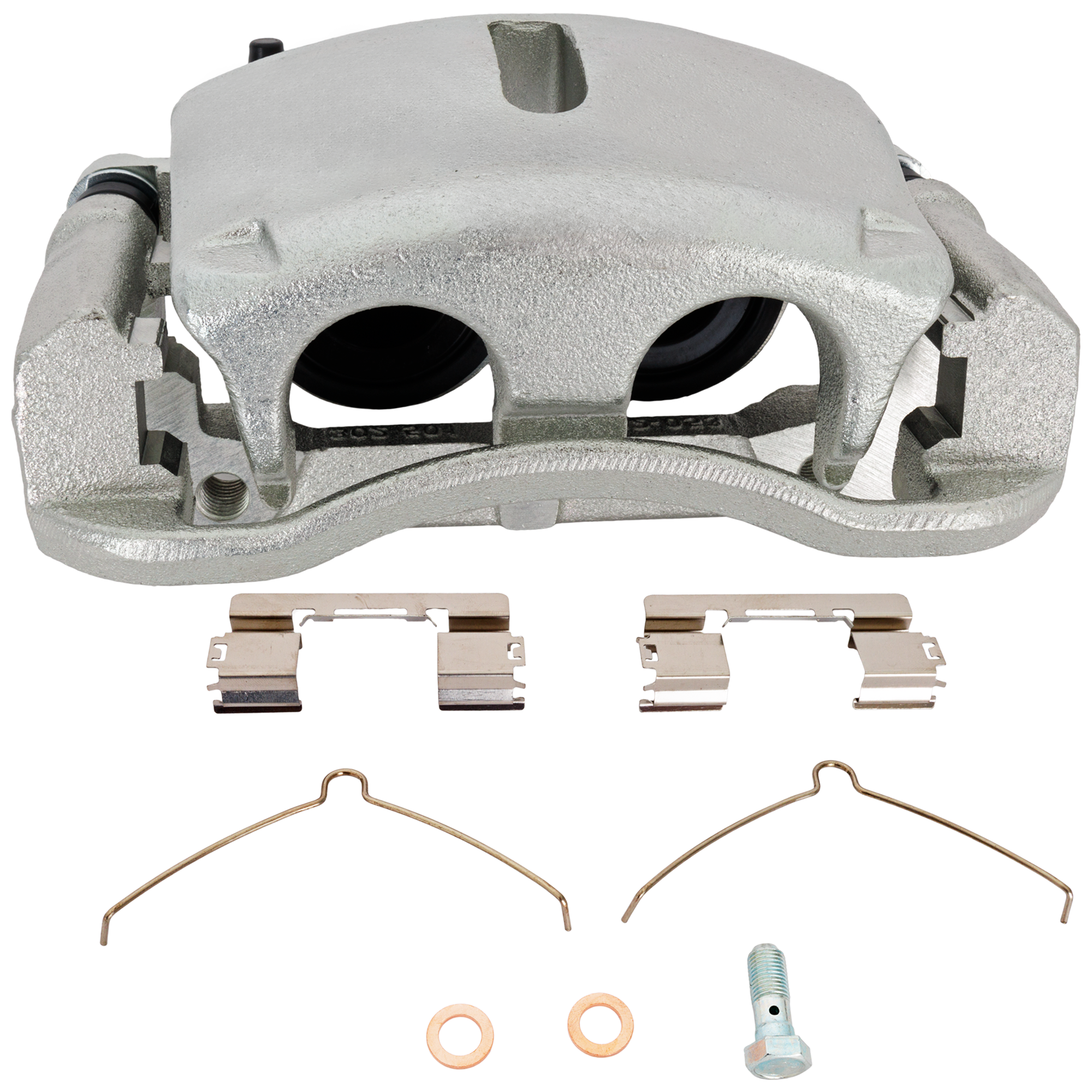 AM F 150-05-08 MARK LT 06-08 FRONT BRAKE CALIPER LH New Natural w Brackets SKU JF27150012