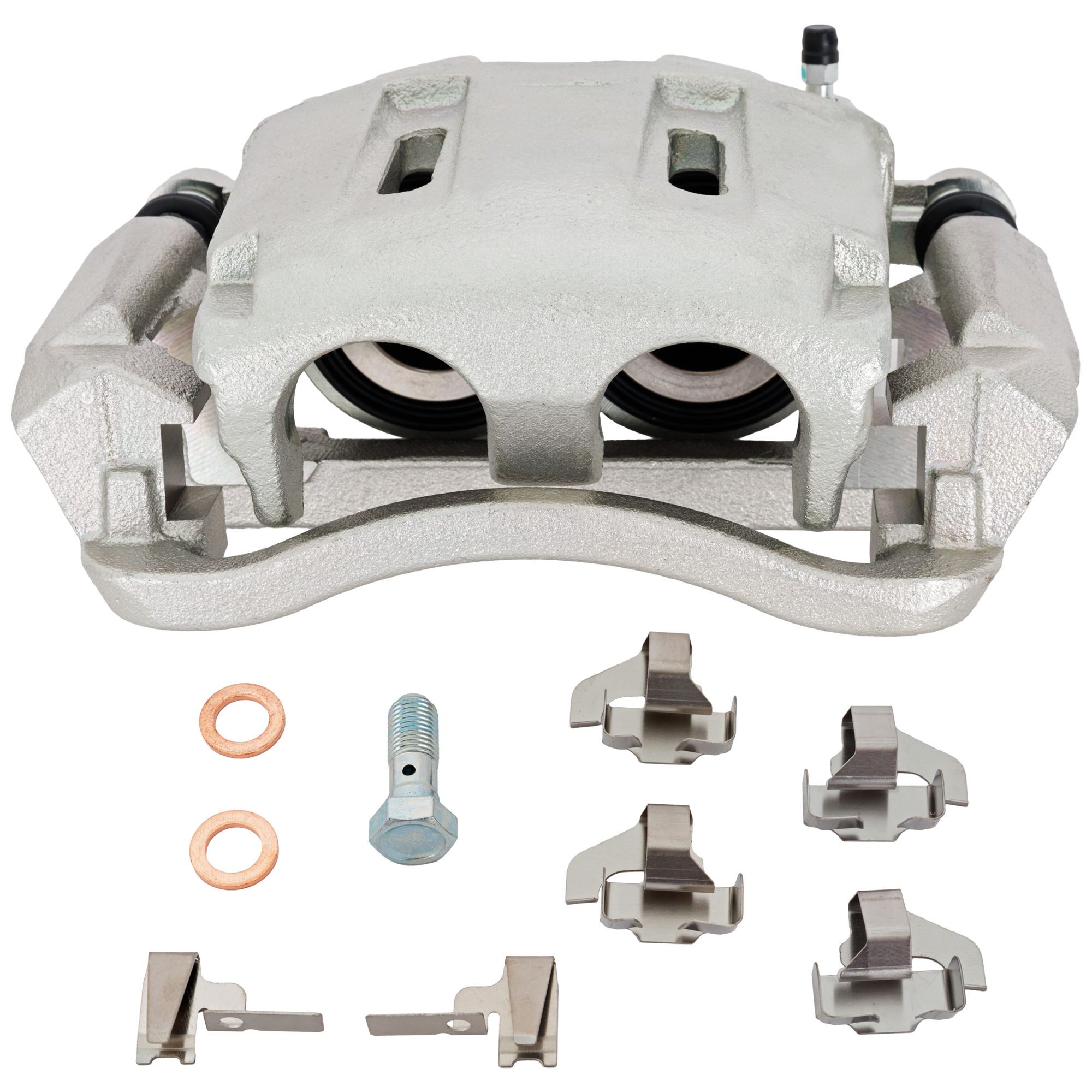 AM F 250 SUPER DUTY F 350 SUPER DUTY 05-12 FRONT BRAKE CALIPER RH New Natural w Brackets SKU JF27150017