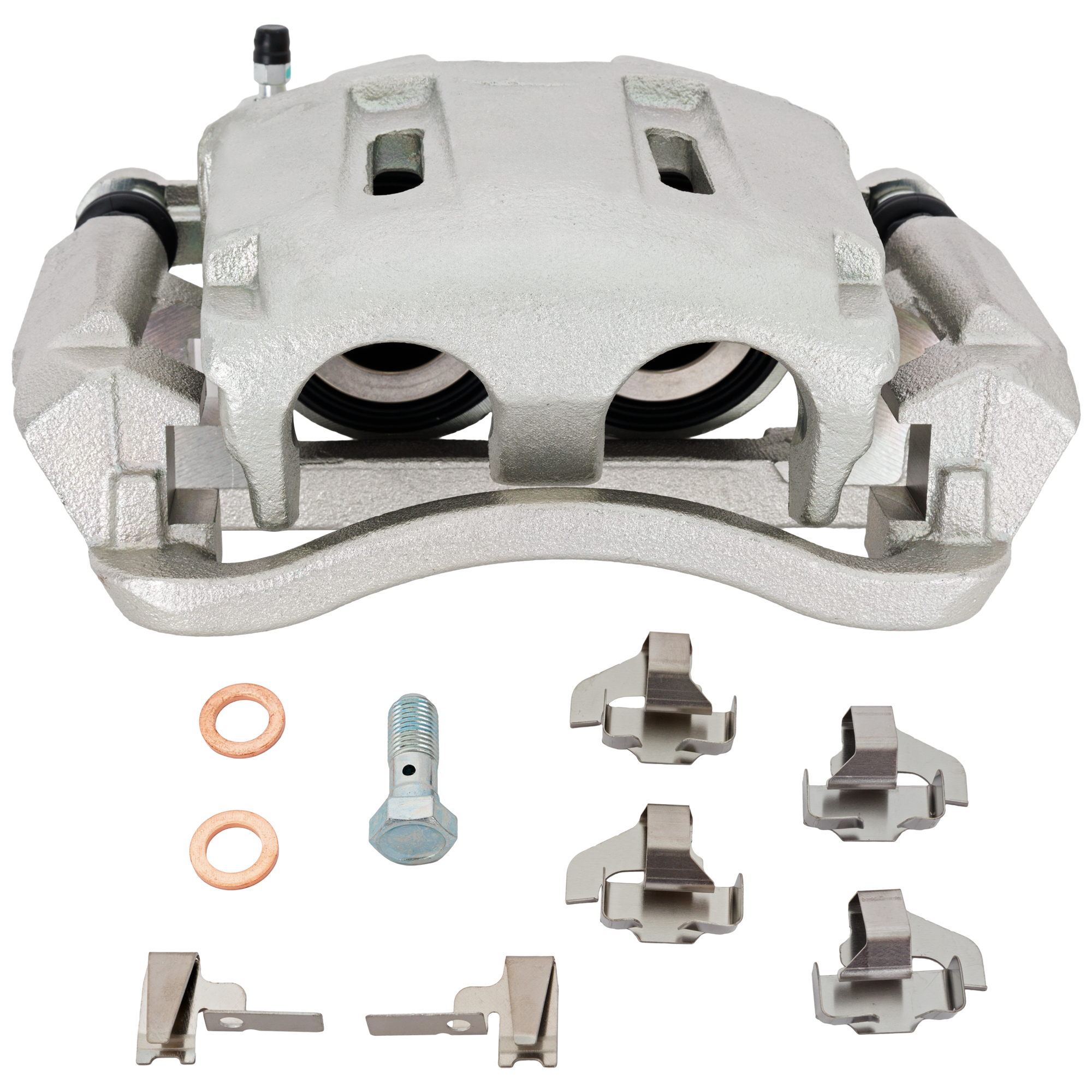 AM F 250 SUPER DUTY F 350 SUPER DUTY 05-12 FRONT BRAKE CALIPER LH New Natural w Brackets SKU JF27150018
