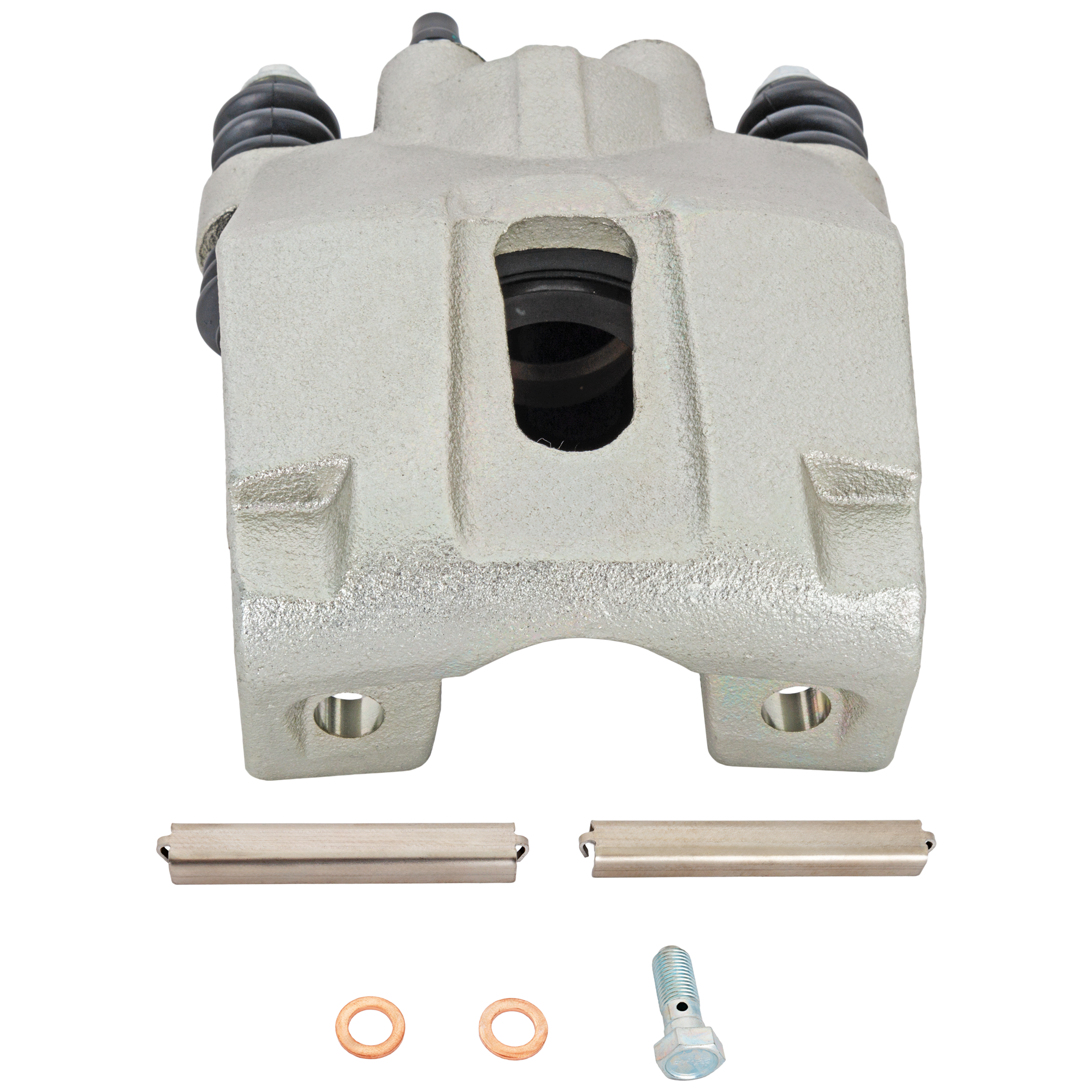 AM F 150-04-11 MARK LT 06-08 REAR BRAKE CALIPER LH New Natural w Brackets SKU JF27160016