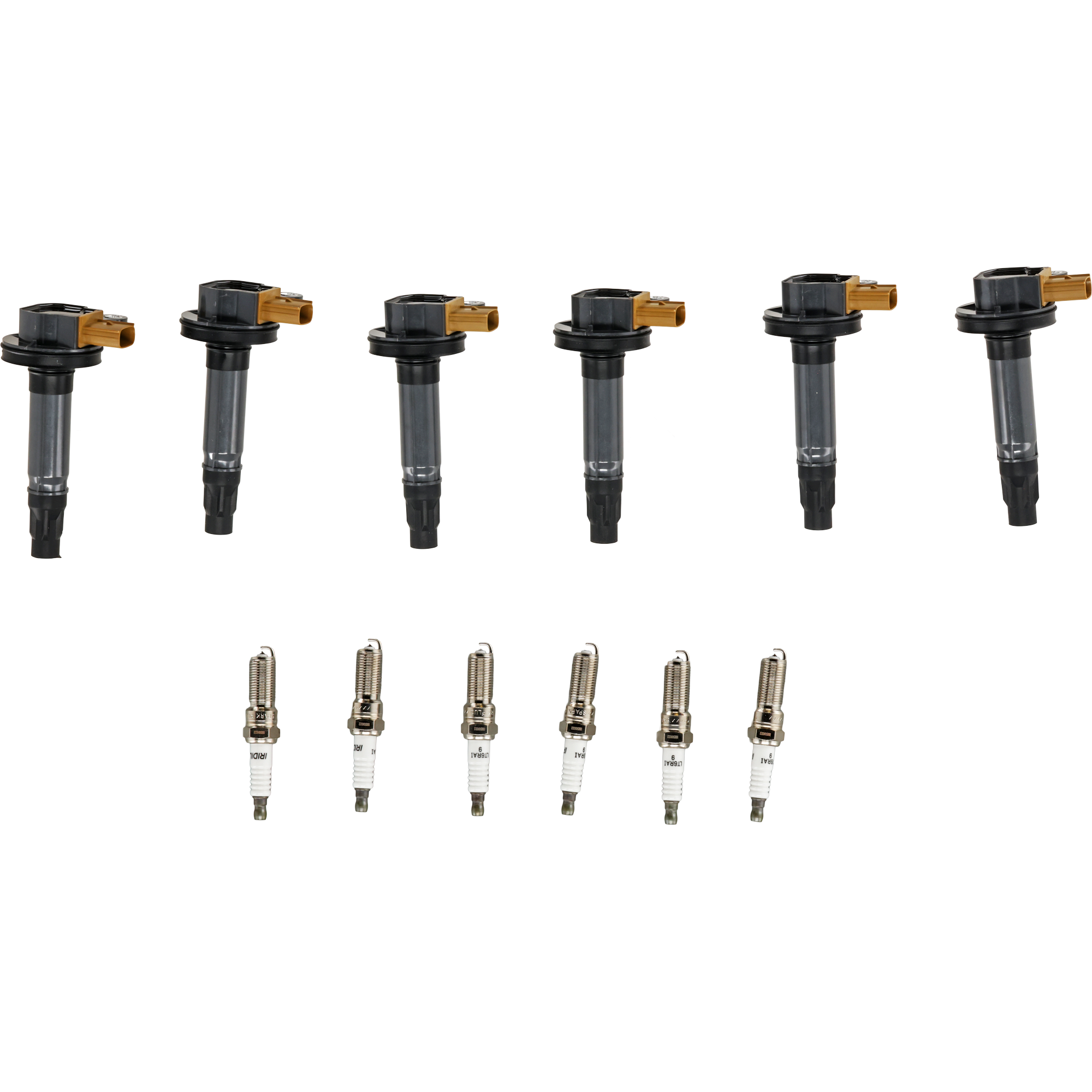 AM F 150-11-16 IGNITION COIL AND SPARK PLUG KIT SKU JF30800001 OEM UF646 BL3Z12029A BL3Z12029B BL