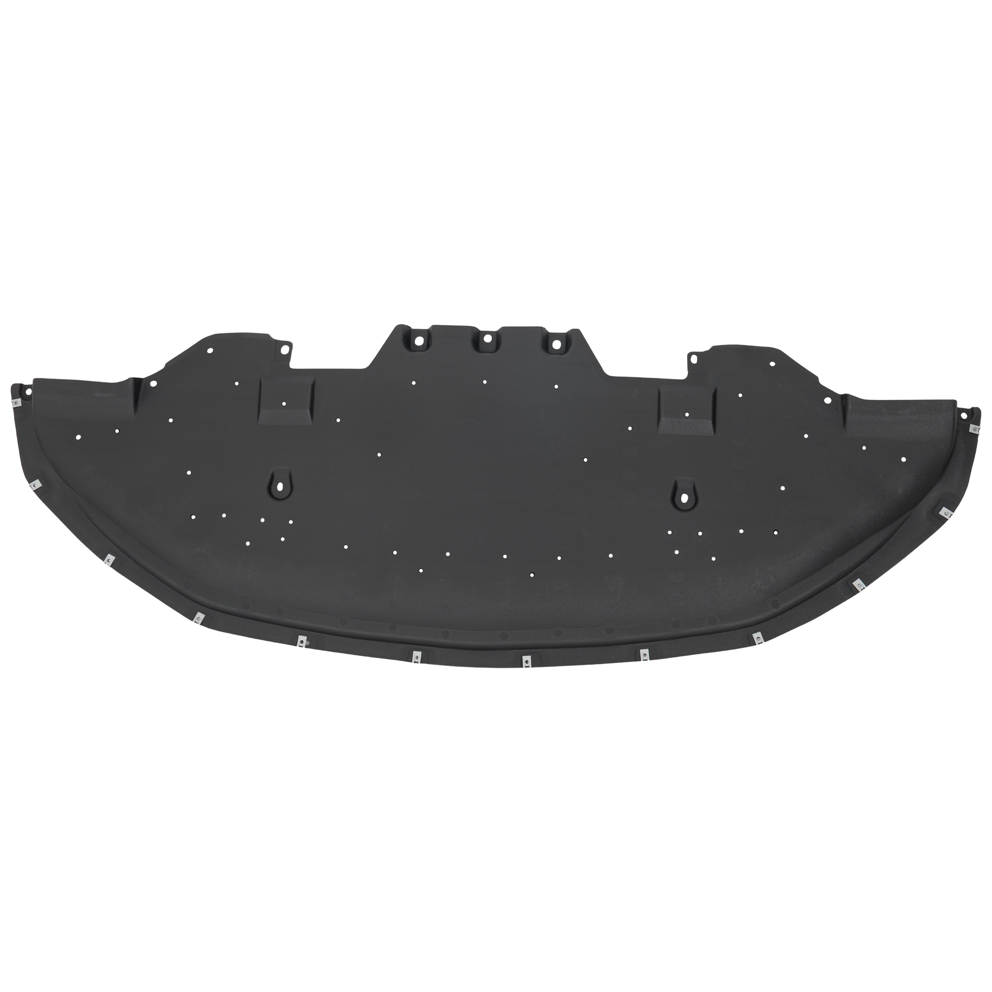 AM MUSTANG 24-25 ENGINE SPLASH SHIELD Front Exc. Dark Horse Models Coupe Convertible Blow Molding w o Insulation Foam SKU JF31010001 Partslink FO1228203 OEM PR3Z8310M