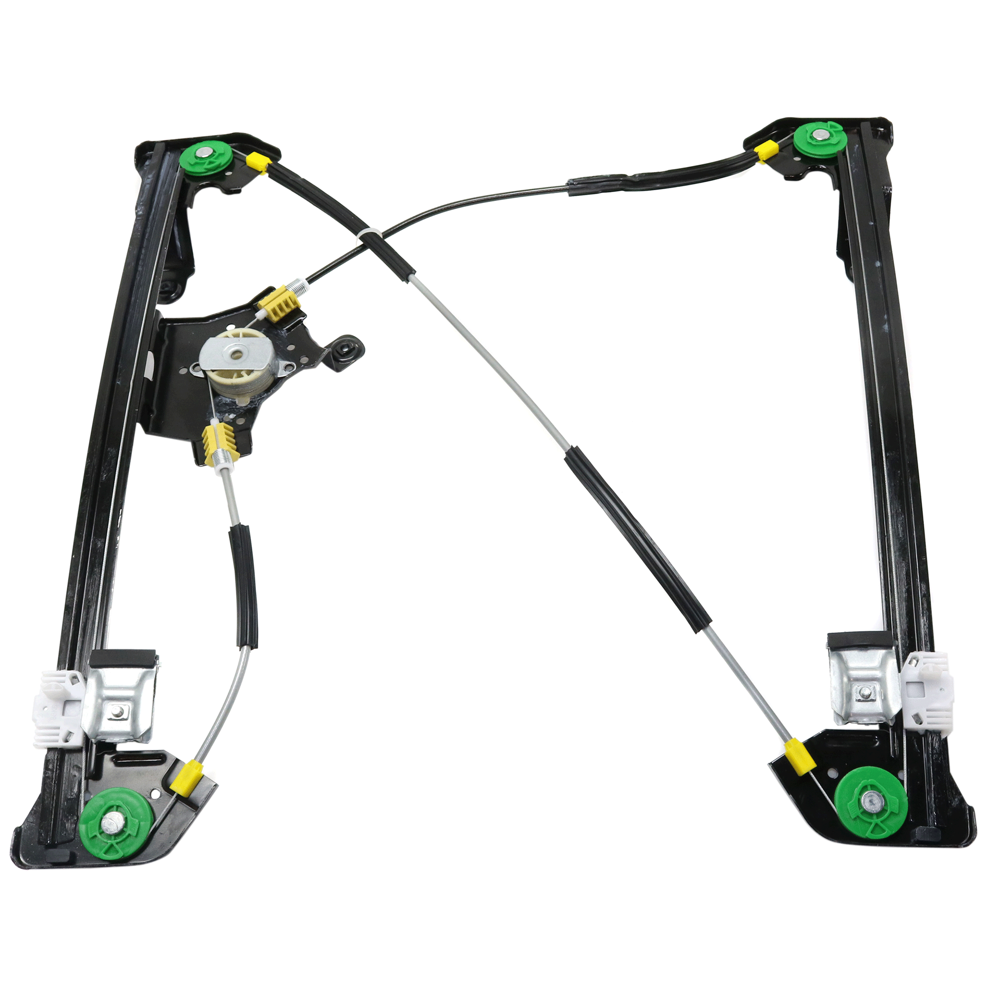 AM F 150-04-06 FRONT WINDOW REGULATOR LH Power w o Motor To 8-08-05 Super Cab New Body Style SKU JF462940 Partslink FO1350162 OEM 4L3Z1823201CA PFM