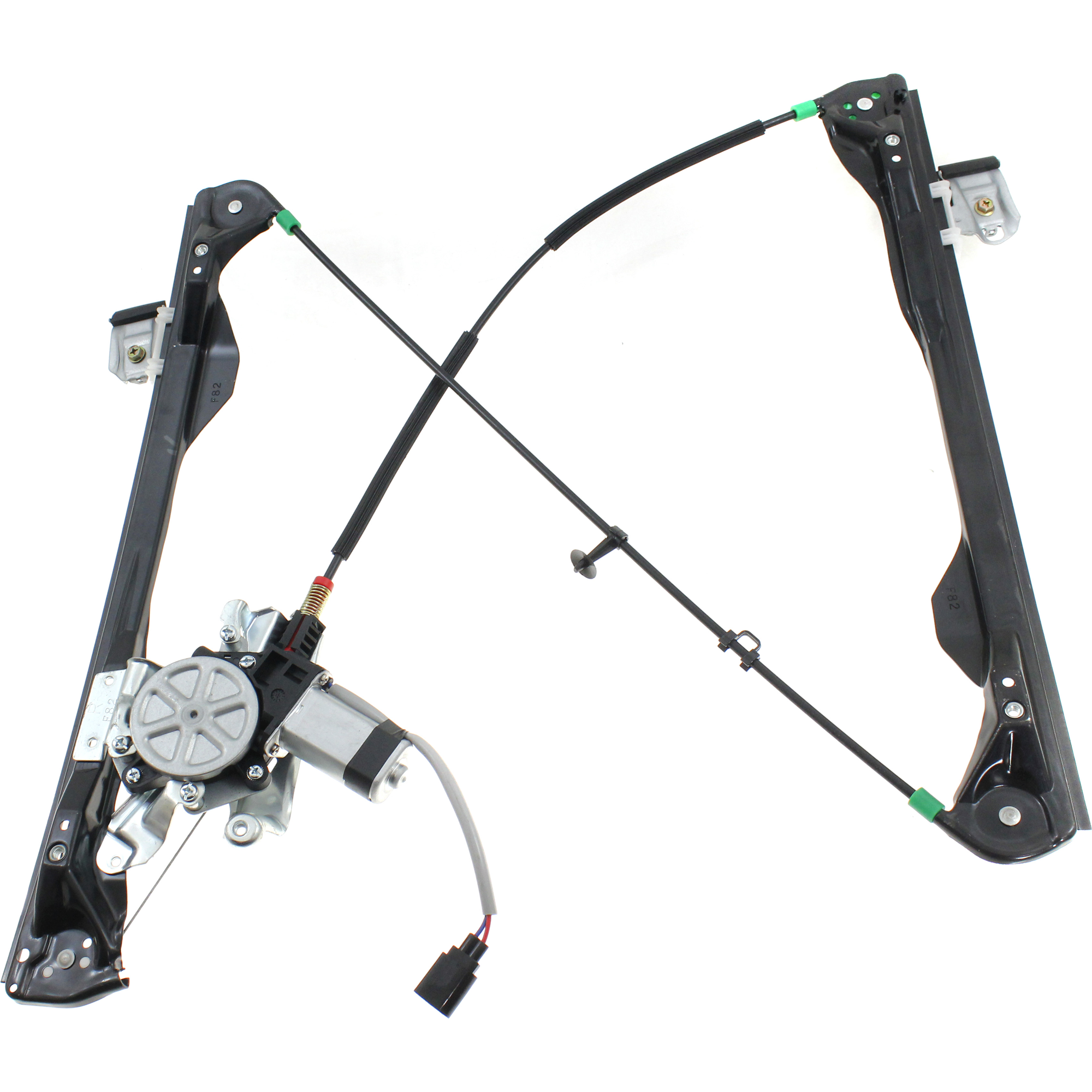 AM FOCUS 08-10 FRONT WINDOW REGULATOR RH Power w Motor Coupe SKU JF462975 OEM 8S4Z6323200BA