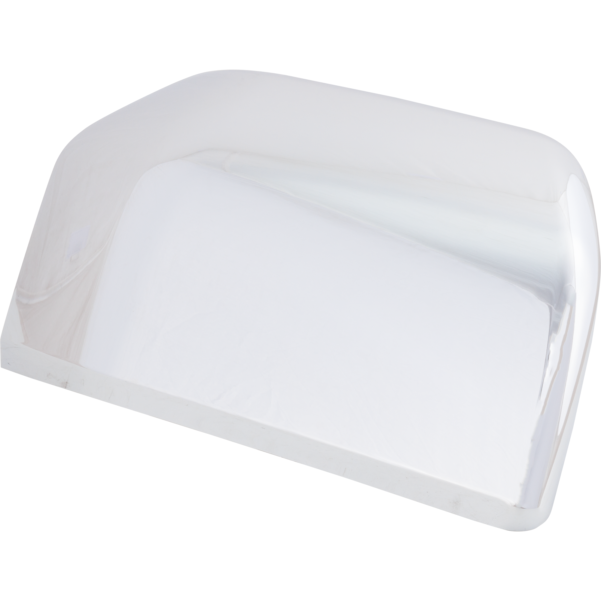 AM F 150 PICKUP 15-20 MIRROR COVER RH Std Non Towing w o Signal Light Crew Extended Cab Exc. Raptor Model Chrome SKU JF47170013 Partslink FO1327130 OEM FL3Z17D742BA