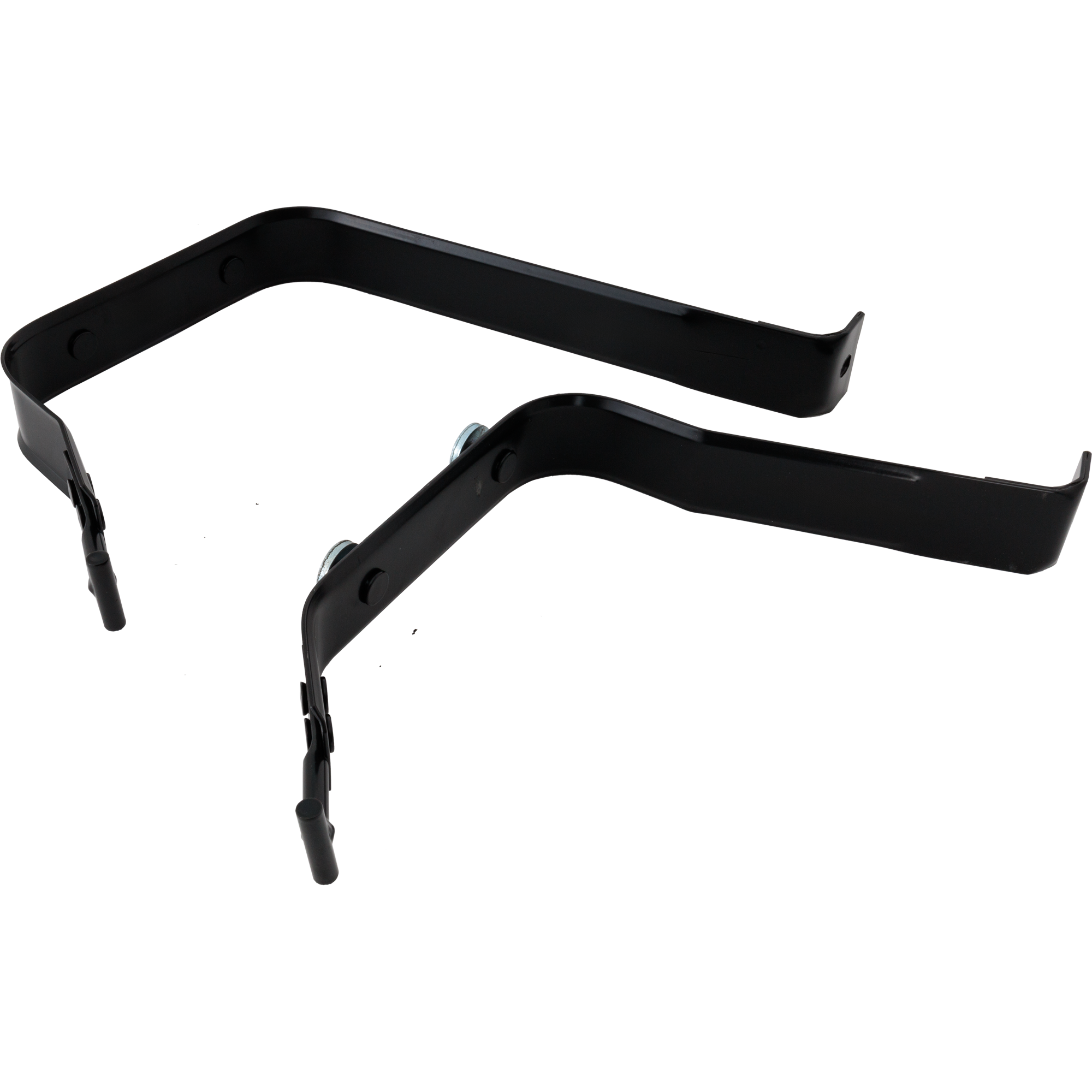 AM RANGER 06-11 FUEL TANK STRAP Set of 2-28 in. and 22 in. Length Extended Cab Pickup w Skid Plate SKU JF67070024 OEM 6L5Z9054BA 6L5Z9054DA