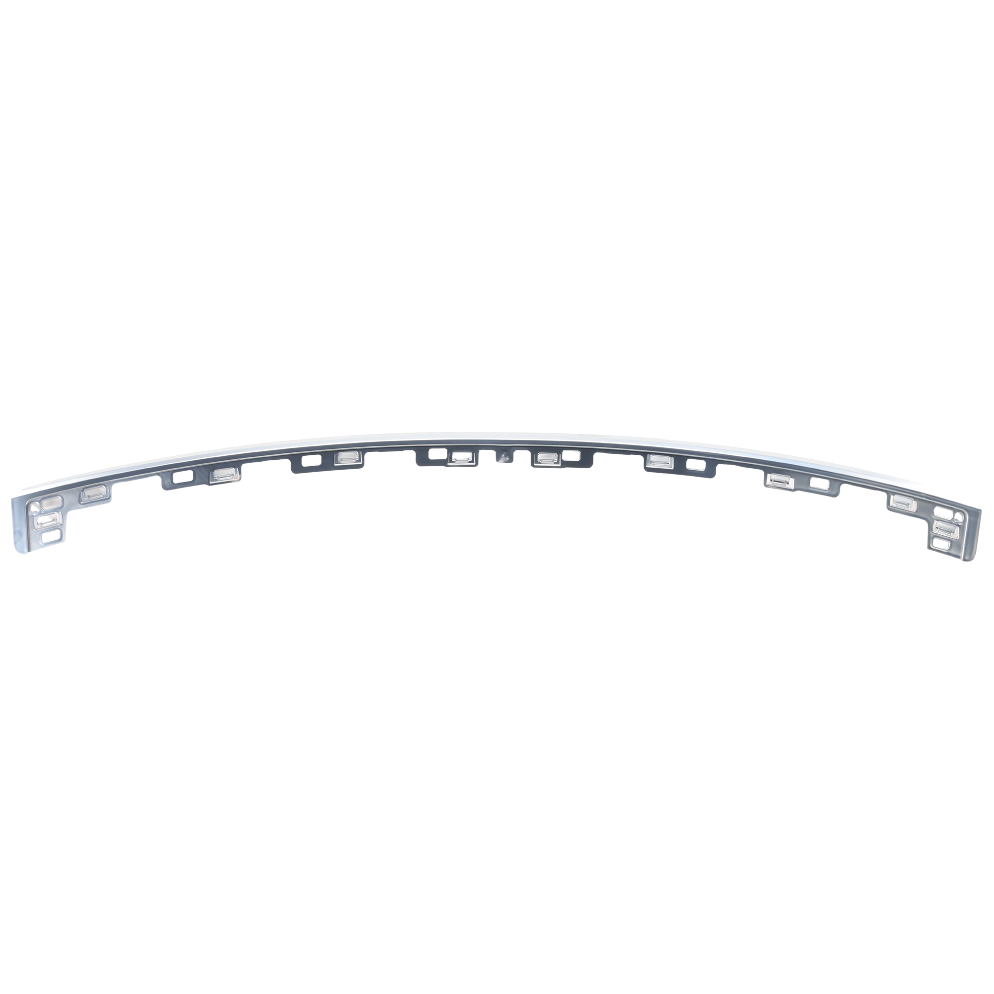 AM EXPLORER 18-19 REAR BUMPER MOLDING Center Chrome Platinum Model SKU JF76350002 Partslink FO1144120 OEM JB5Z17C830CA