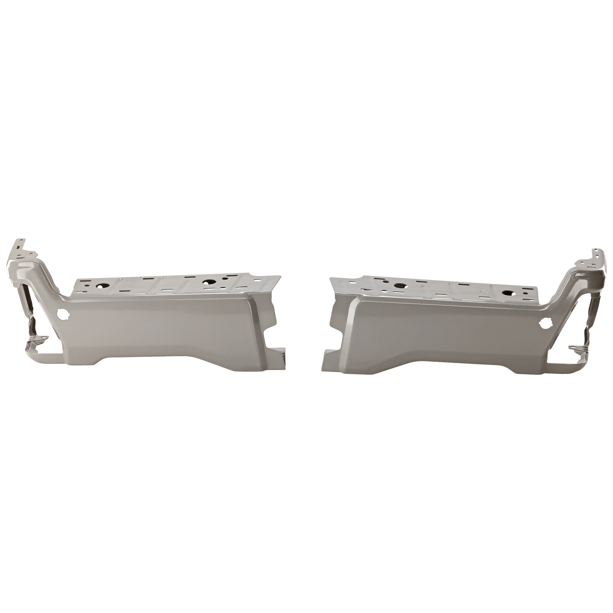 AM F 250 F 350 SUPER DUTY 23-24 STEP BUMPER FACE BAR ONLY w o Pad Provision and Mounting Bracket Steel Paint to Match w Parking Aid Sensor Holes Crew Extended Standard Cab SKU JF82560003 Partslink FO1102411 OEM PC3Z17810MAPTM