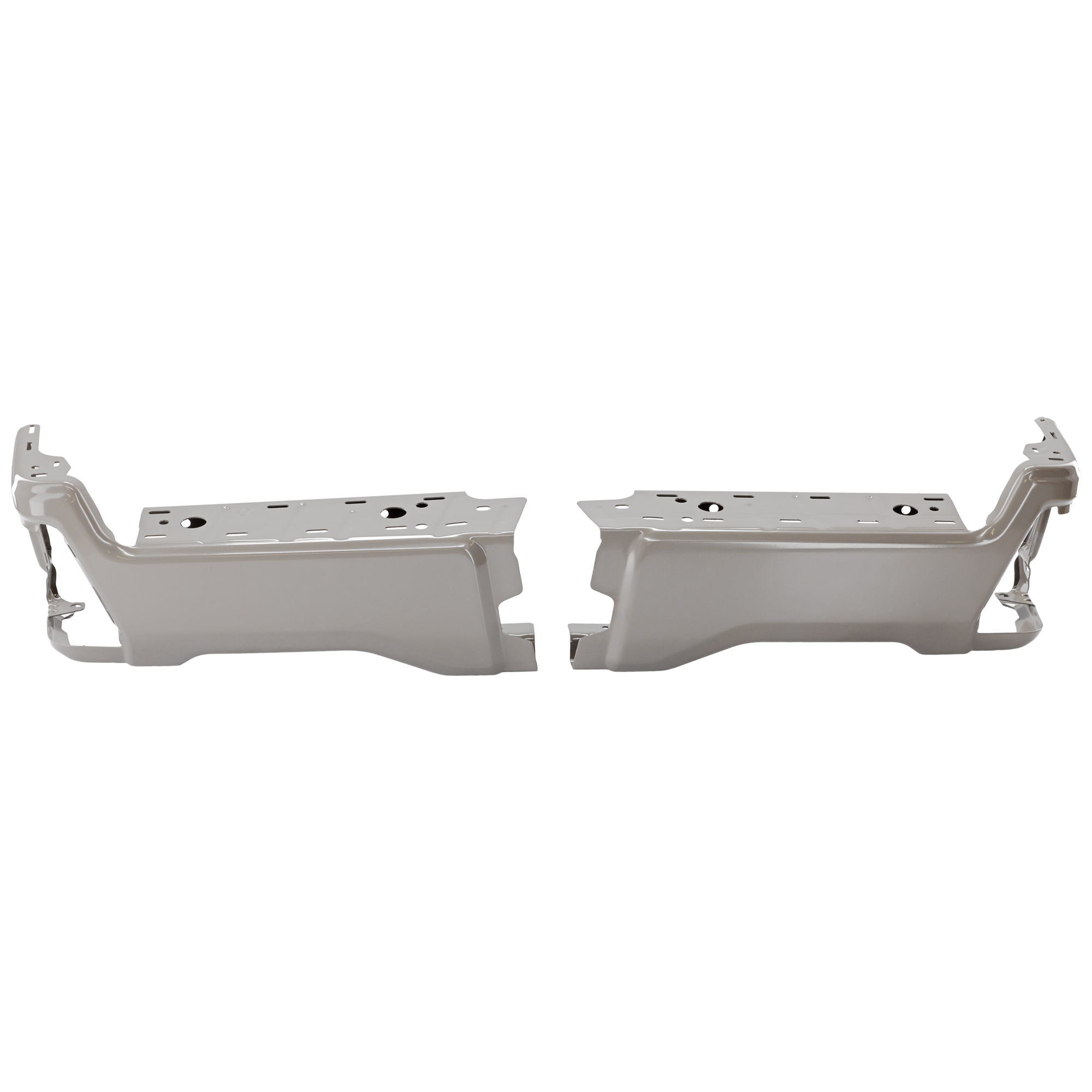AM F 250 F 350 SUPER DUTY 23-24 STEP BUMPER FACE BAR ONLY w o Pad Provision Mounting Bracket and Parking Aid Sensor Holes Steel Paint to Match Crew Extended Standard Cab SKU JF82560004 Partslink FO1102410 OEM PC3Z17810KAPTM