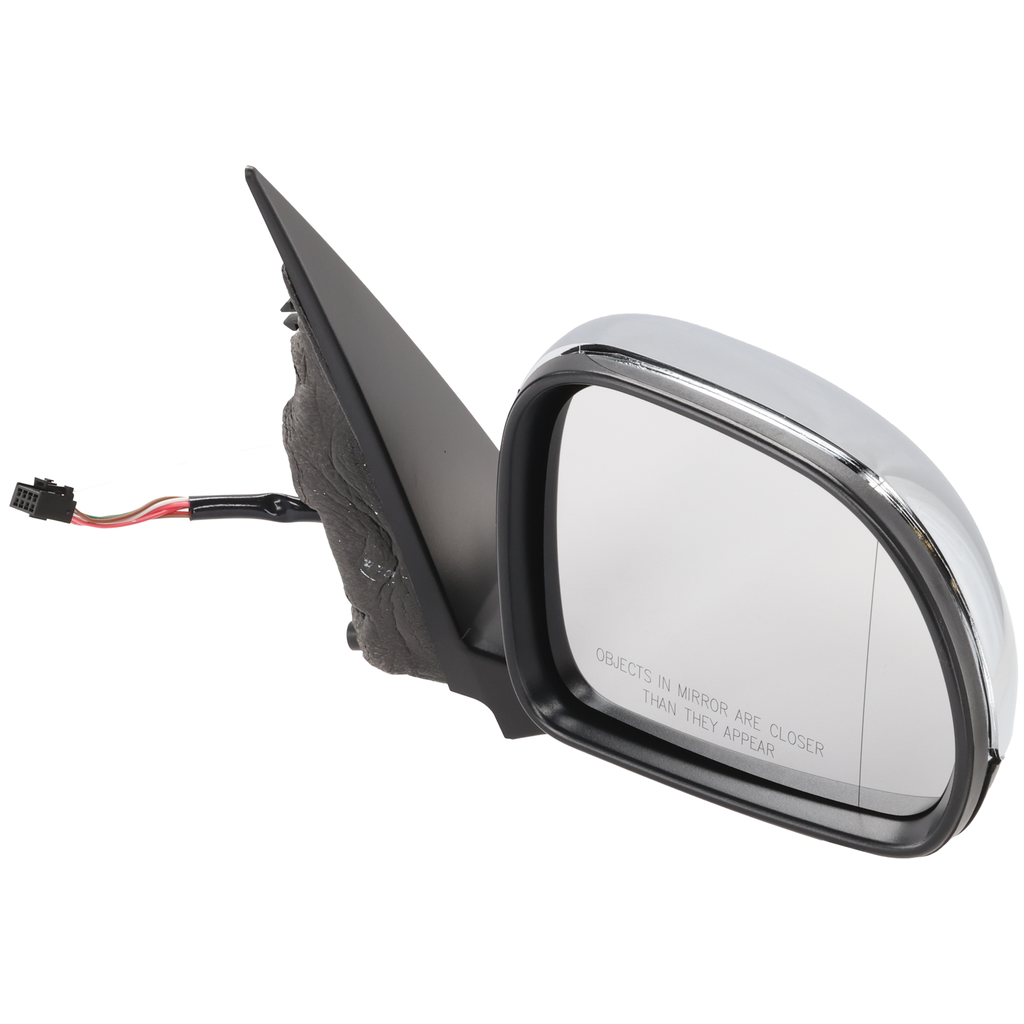 AM FIAT 500L 14-20 MIRROR RH Power Manual Folding Heated Chrome w Temp Sensor No BSD Memory Puddle Light and Signal Light SKU JFA04ER Partslink FI1321103 OEM 5RE81JXWAA PFM