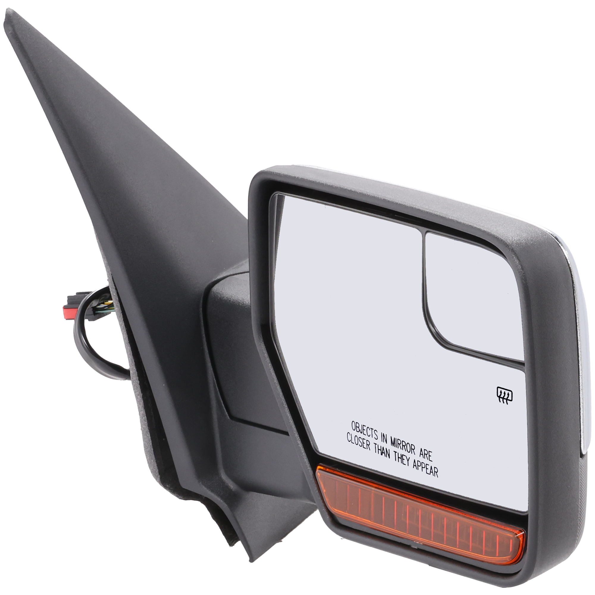 AM NAVIGATOR 12-14 EXPEDITION 13-14 MIRROR RH Non Towing Power Power Folding Heated Chrome w Blind Spot Glass Memory Puddle Light and Signal Light No Auto dimming SKU JFD08CR S OEM CL7Z17682AA PFM