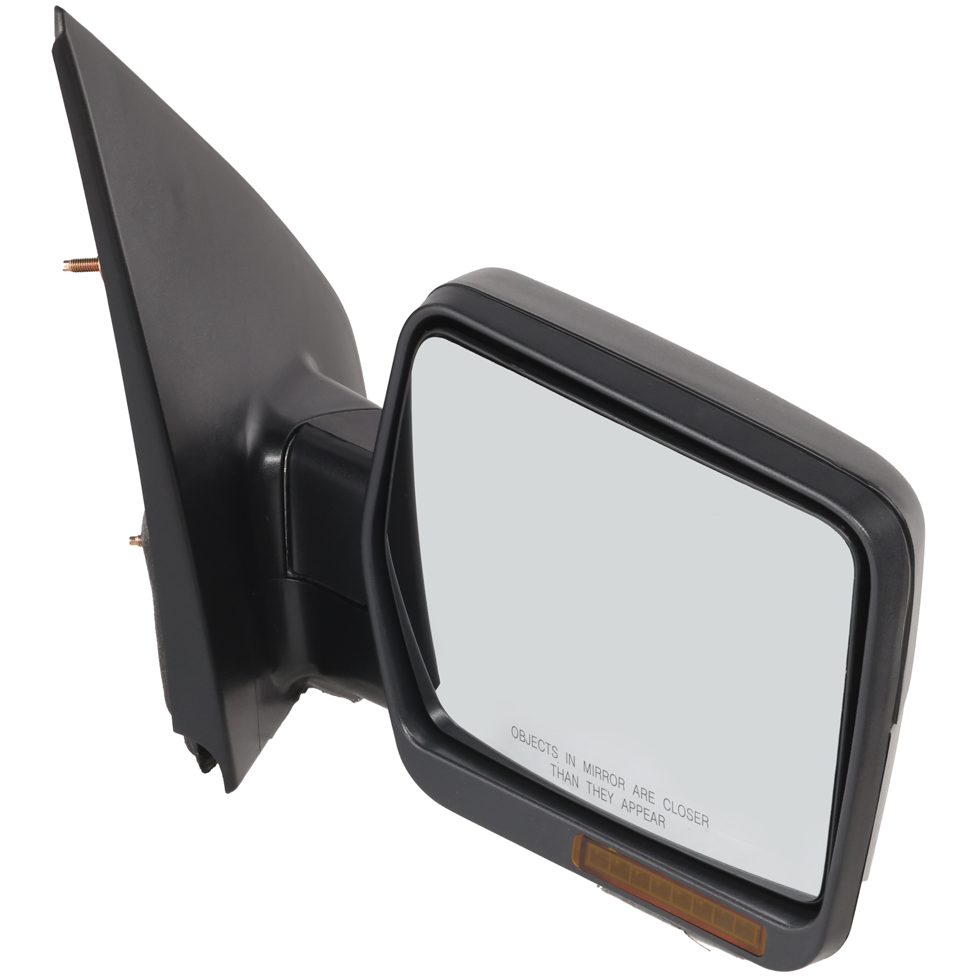 AM F 150-04-06 MIRROR RH Non Towing Power Manual Folding Heated Textured w In housing Signal Light No Auto dimming BSD and Memory SKU JFD108ER S Partslink FO1321242 OEM 6L3Z17682CA