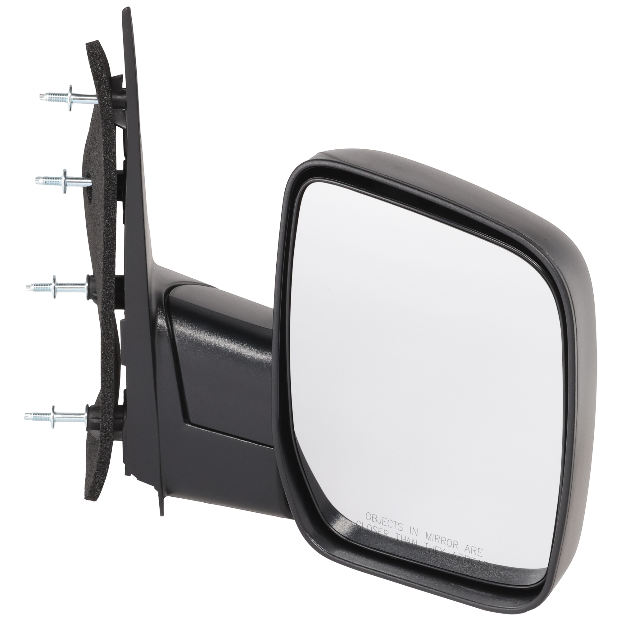 AM ECONOLINE VAN 08-09 MIRROR RH Non Towing Manual Adjust Manual Folding Non Heated Textured No Auto dimming BSD Memory and Signal Light 4 Bolt Mount SKU JFD123R Partslink FO1321337 OEM 7C2Z17682BA